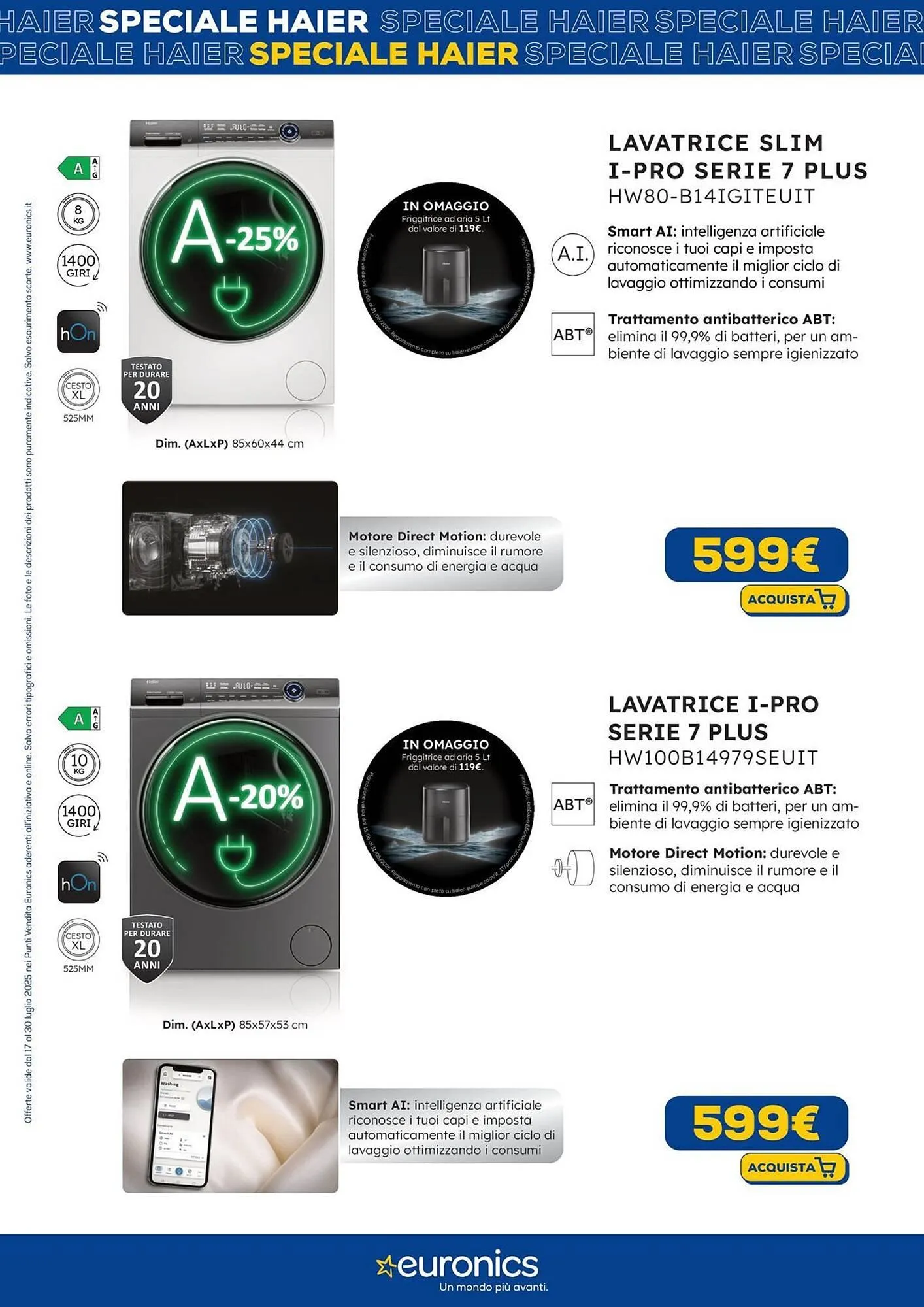 Volantino Euronics da 17 luglio a 30 luglio di 2025 - Pagina del volantino 12