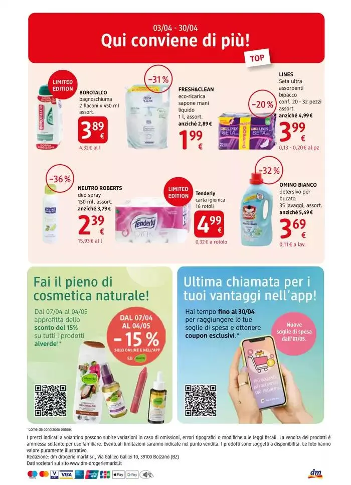 Journal da 3 aprile a 30 aprile di 2025 - Pagina del volantino 16