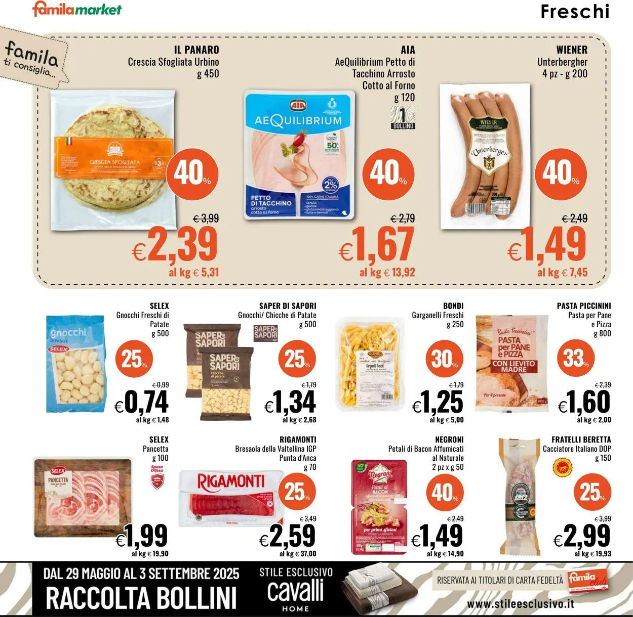 Famila Volantino attuale da 17 luglio a 30 luglio di 2025 - Pagina del volantino 8