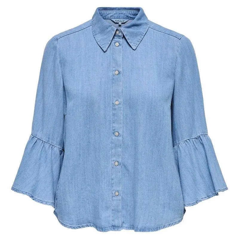 Camicia donna Denim Valentine Frill