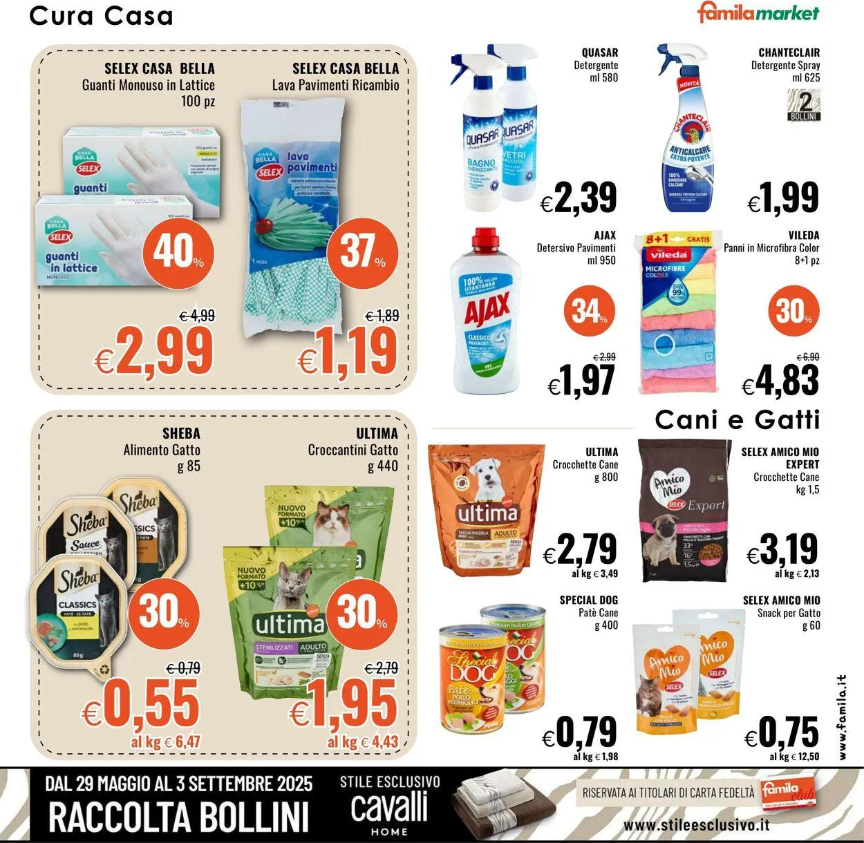 Famila Volantino attuale da 31 luglio a 20 agosto di 2025 - Pagina del volantino 19