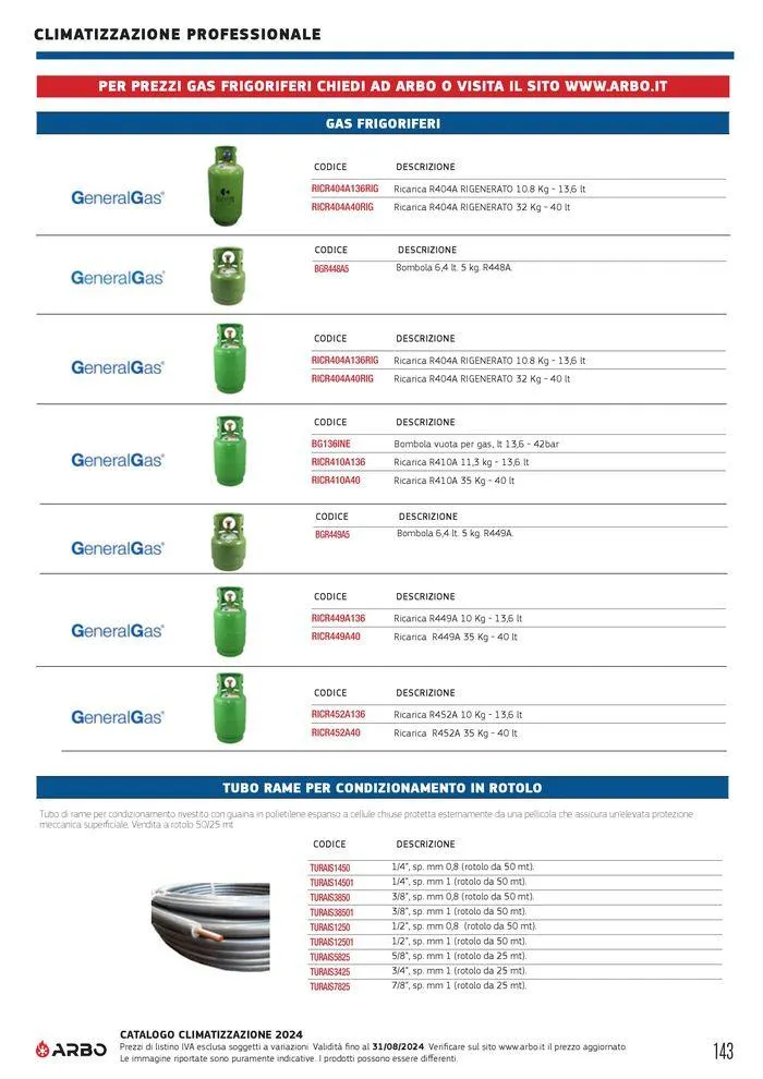 Catalogo climatizzazione 2024 da 17 maggio a 31 dicembre di 2024 - Pagina del volantino 143