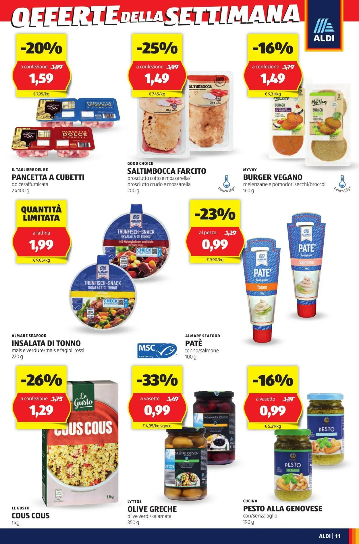 Aldi Volantino attuale da 4 agosto a 10 agosto di 2025 - Pagina del volantino 11