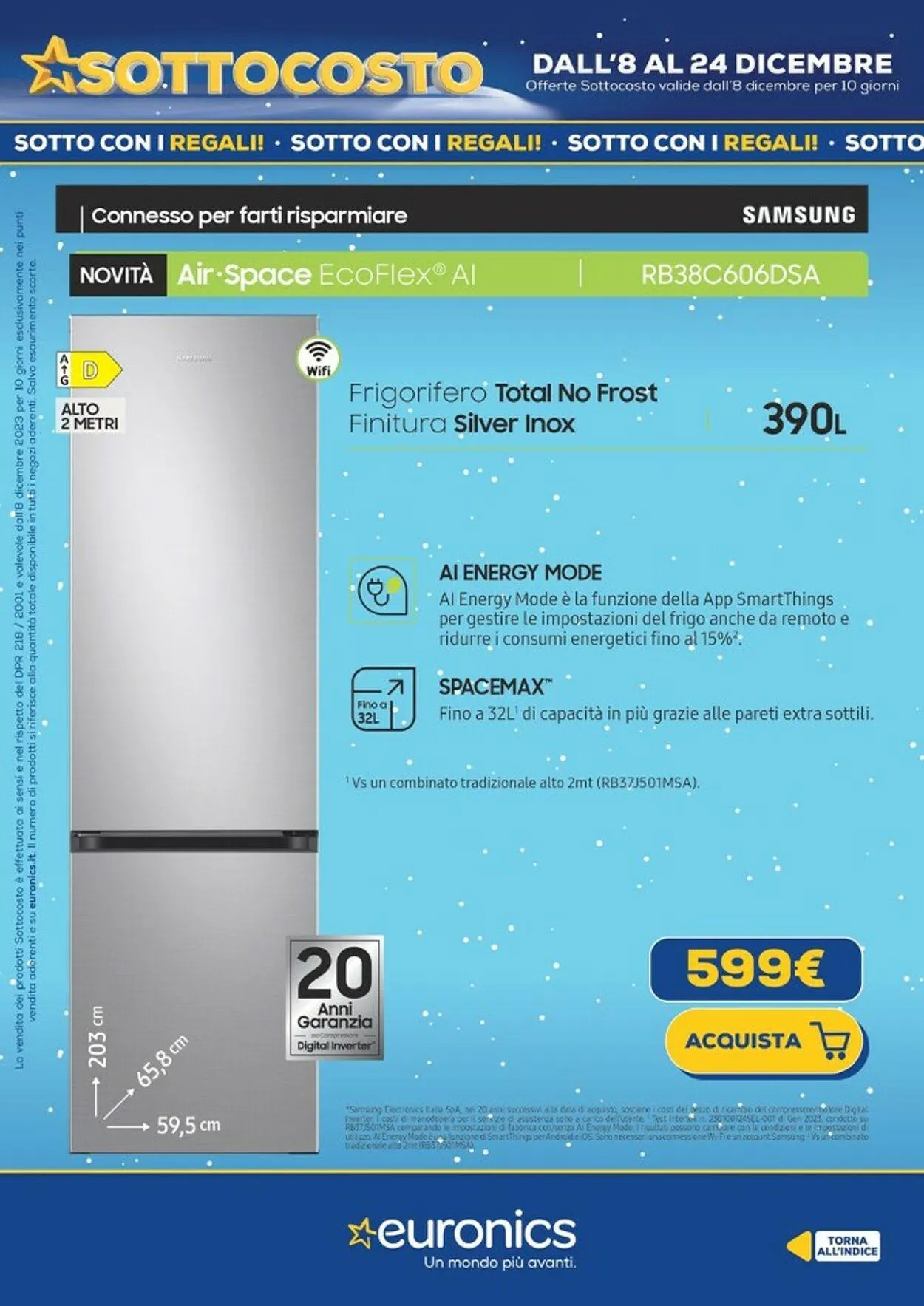 Euronics Volantino attuale da 22 dicembre a 29 dicembre di 2023 - Pagina del volantino 33