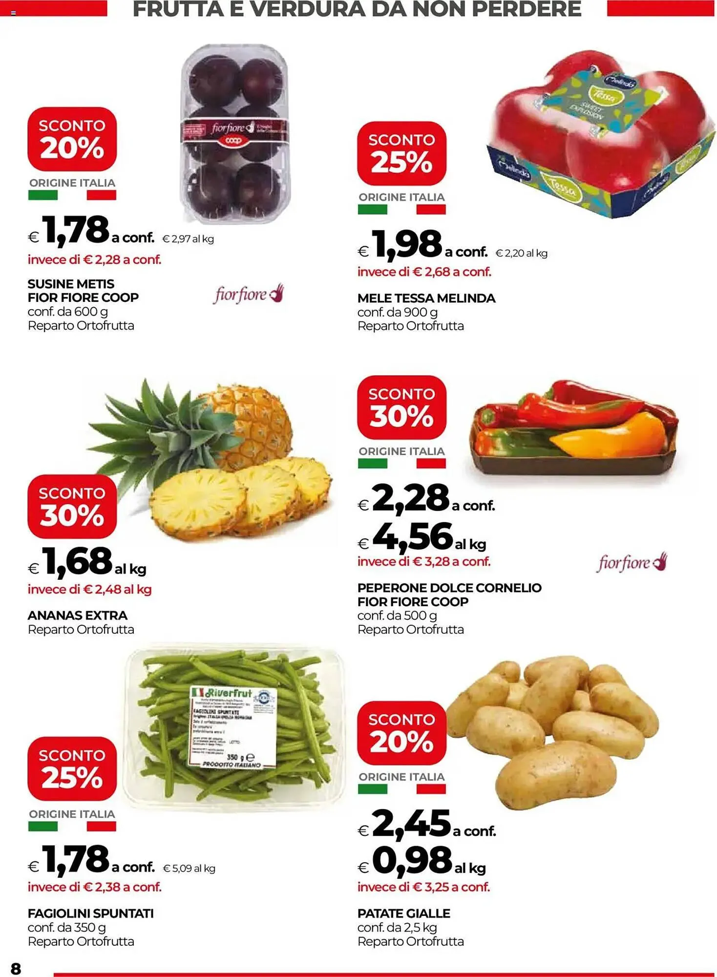 Volantino Unicoop da 17 luglio a 30 luglio di 2025 - Pagina del volantino 8