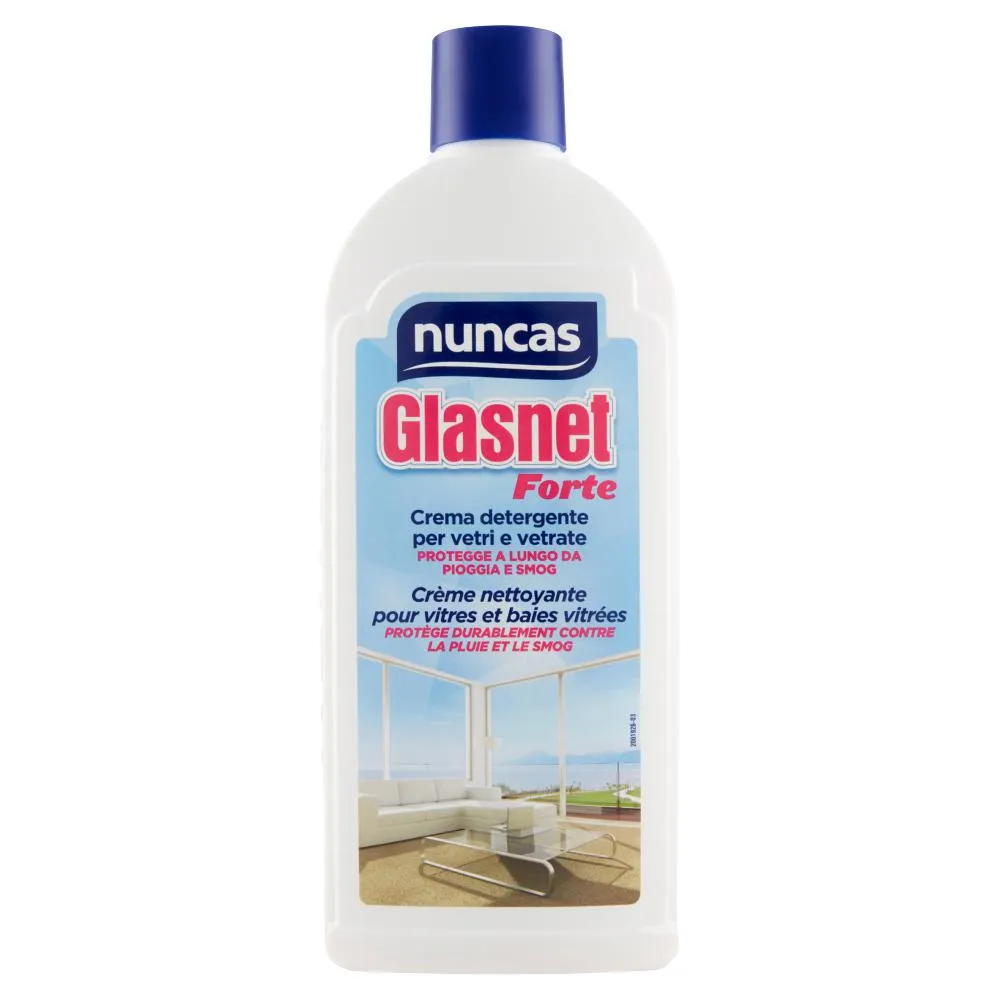 nuncas Glasnet Forte Crema detergente per vetri e vetrate 500 ml