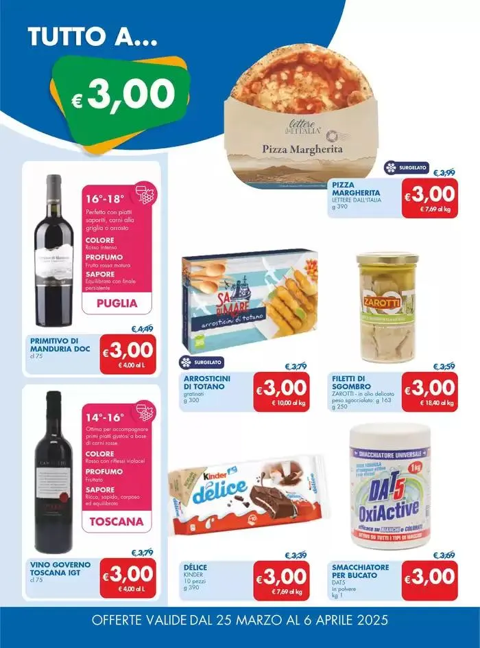 Tutto a... €1,00 €2,00 €3,00 da 25 marzo a 6 aprile di 2025 - Pagina del volantino 8