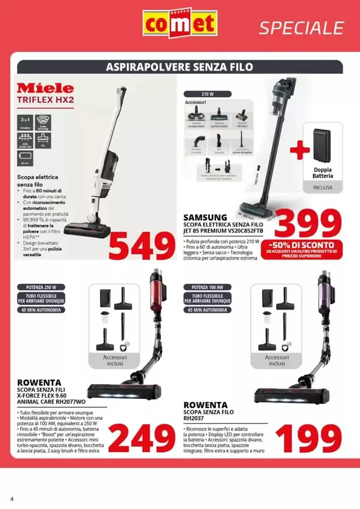 Speciale Piccoli Elettrodomestici da Comet! da 20 marzo a 2 aprile di 2025 - Pagina del volantino 4