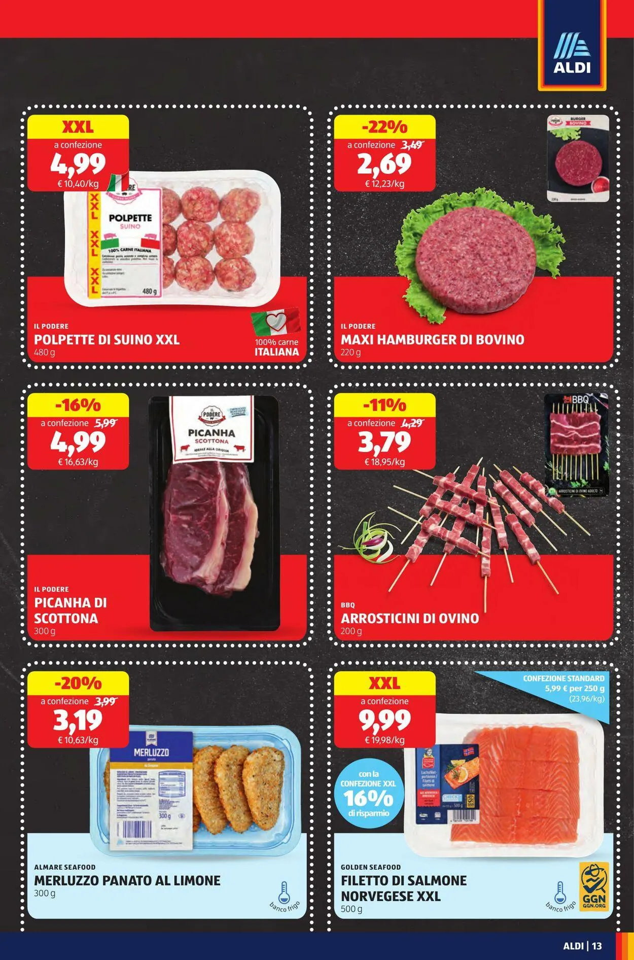Aldi Volantino attuale da 29 settembre a 5 ottobre di 2025 - Pagina del volantino 13