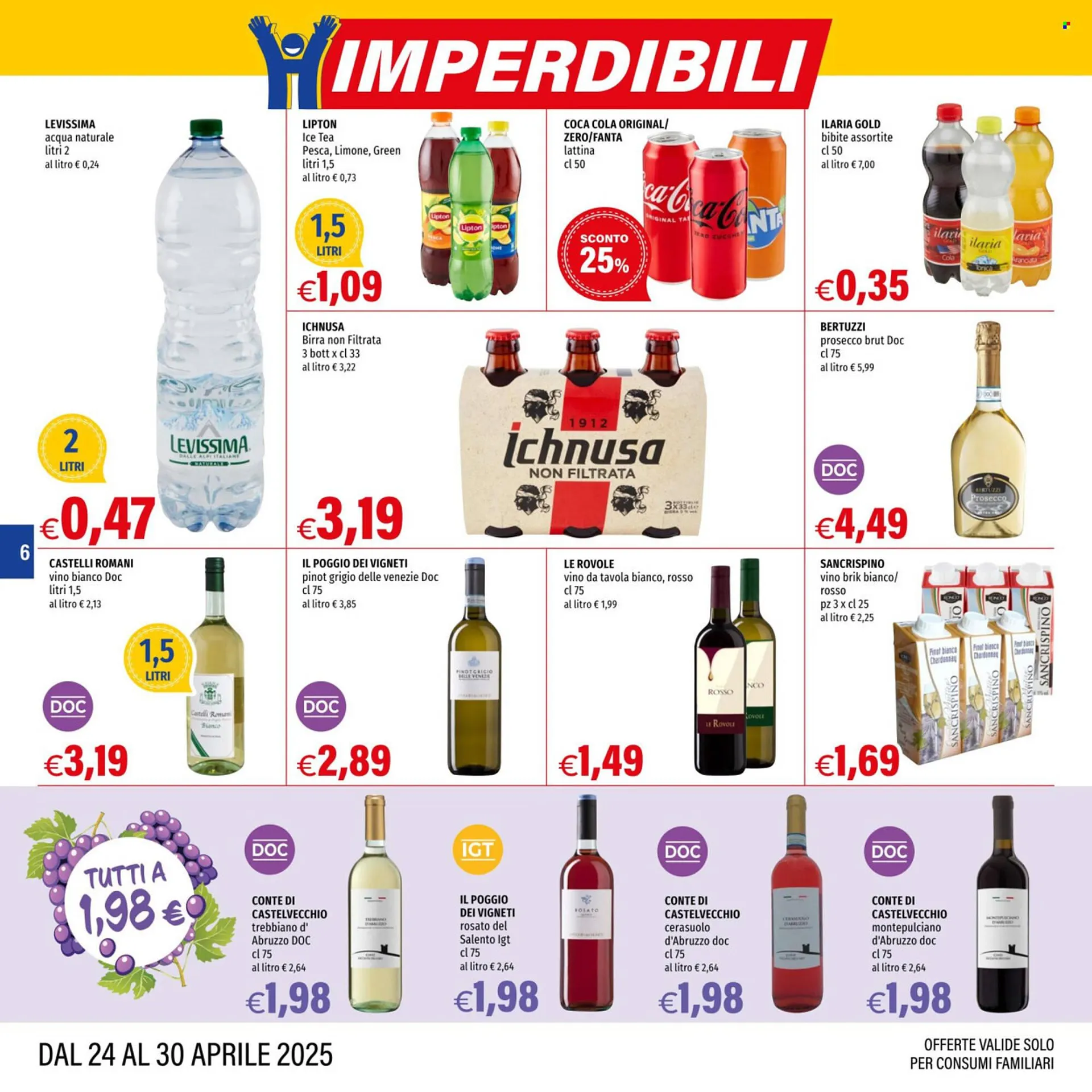 Volantino Hurrà da 24 aprile a 30 aprile di 2025 - Pagina del volantino 6