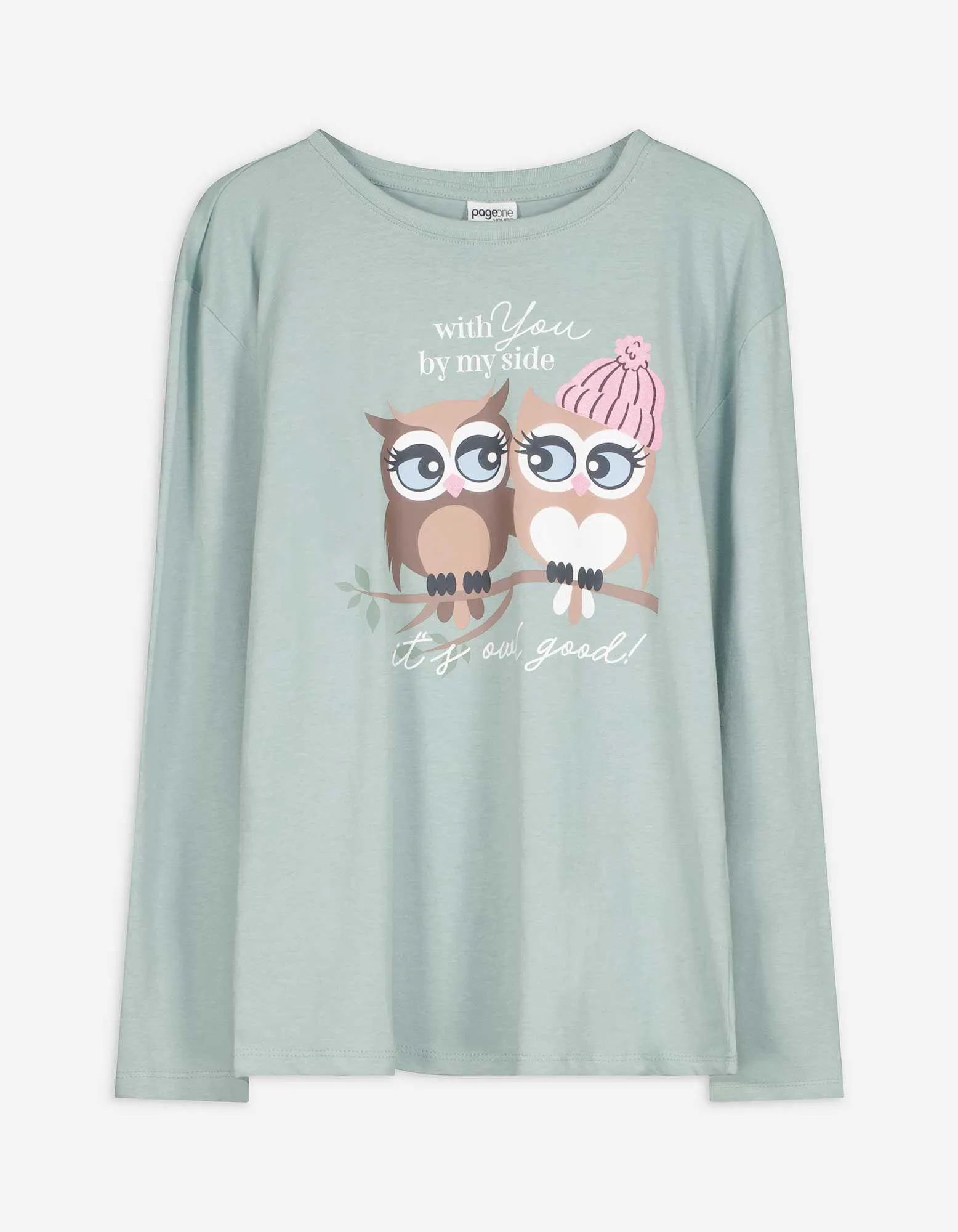 Maglia a manica lunga - Stampa - turchese