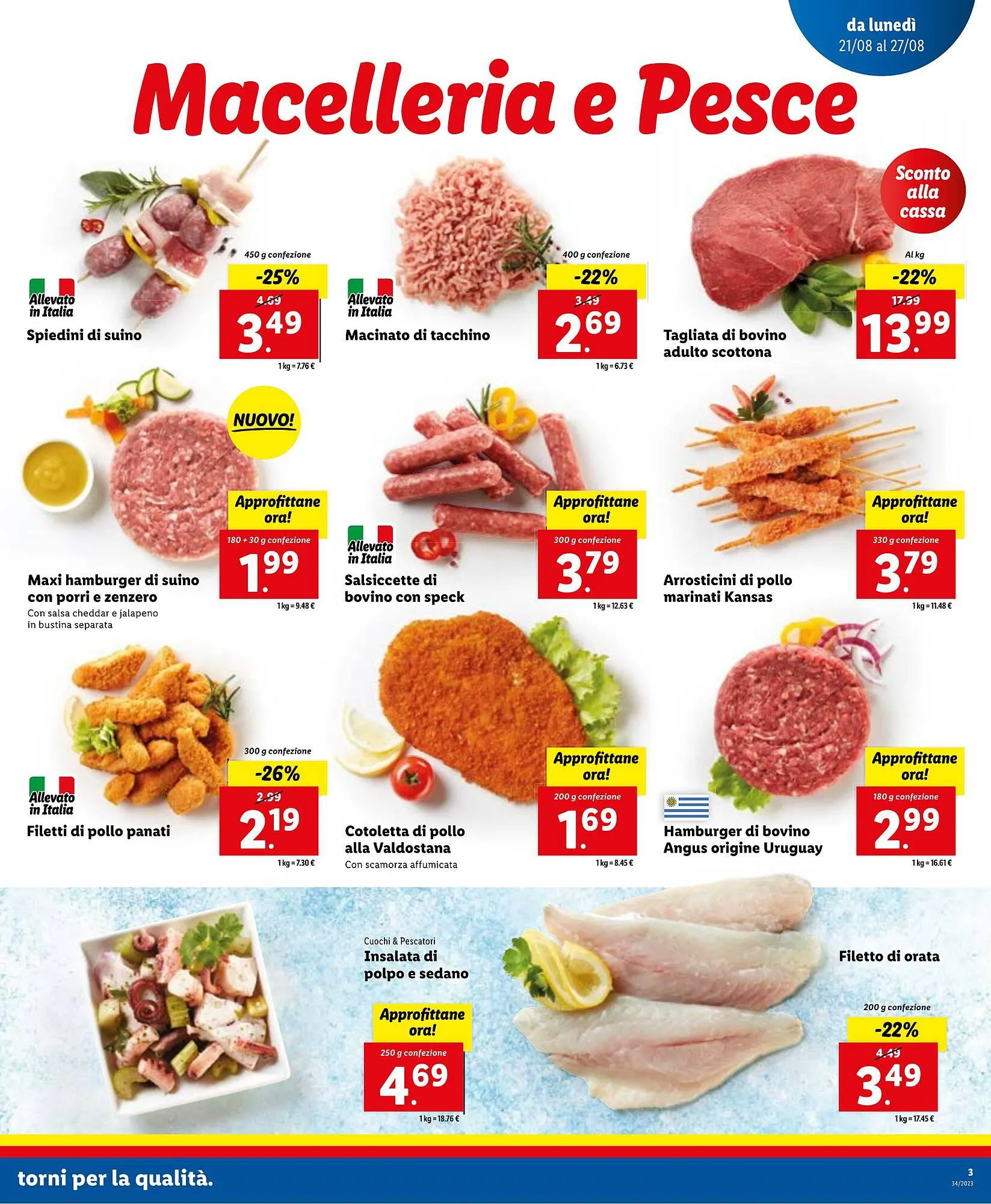 Volantino Lidl da 21 agosto a 27 agosto di 2023 - Pagina del volantino 3