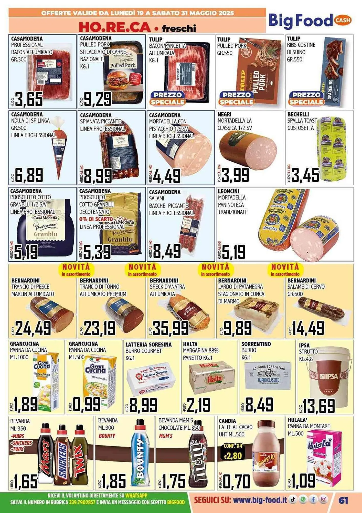 Volantino Big Food da 19 maggio a 31 maggio di 2025 - Pagina del volantino 61
