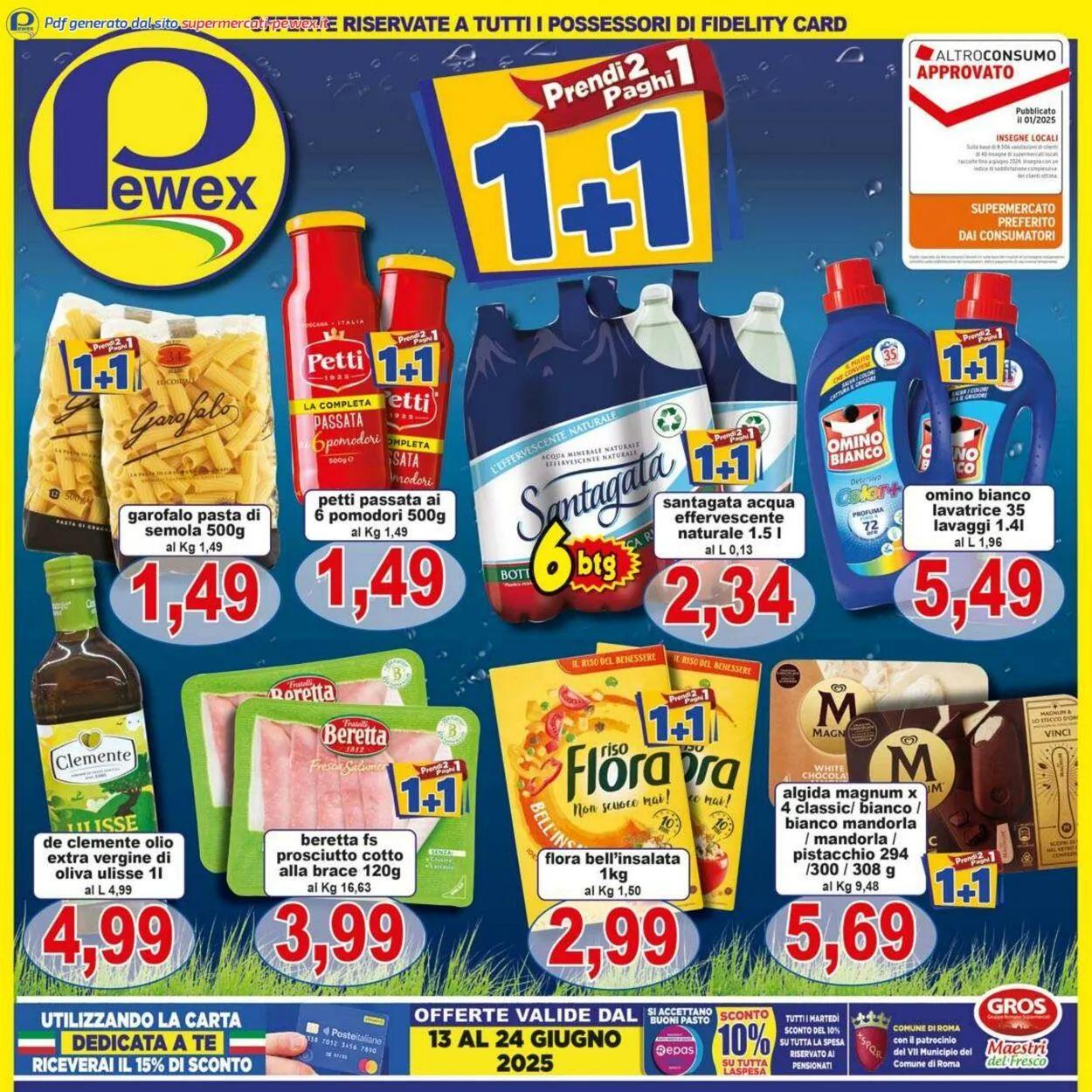 Pewex Volantino attuale da 24 giugno a 8 luglio di 2025 - Pagina del volantino 1