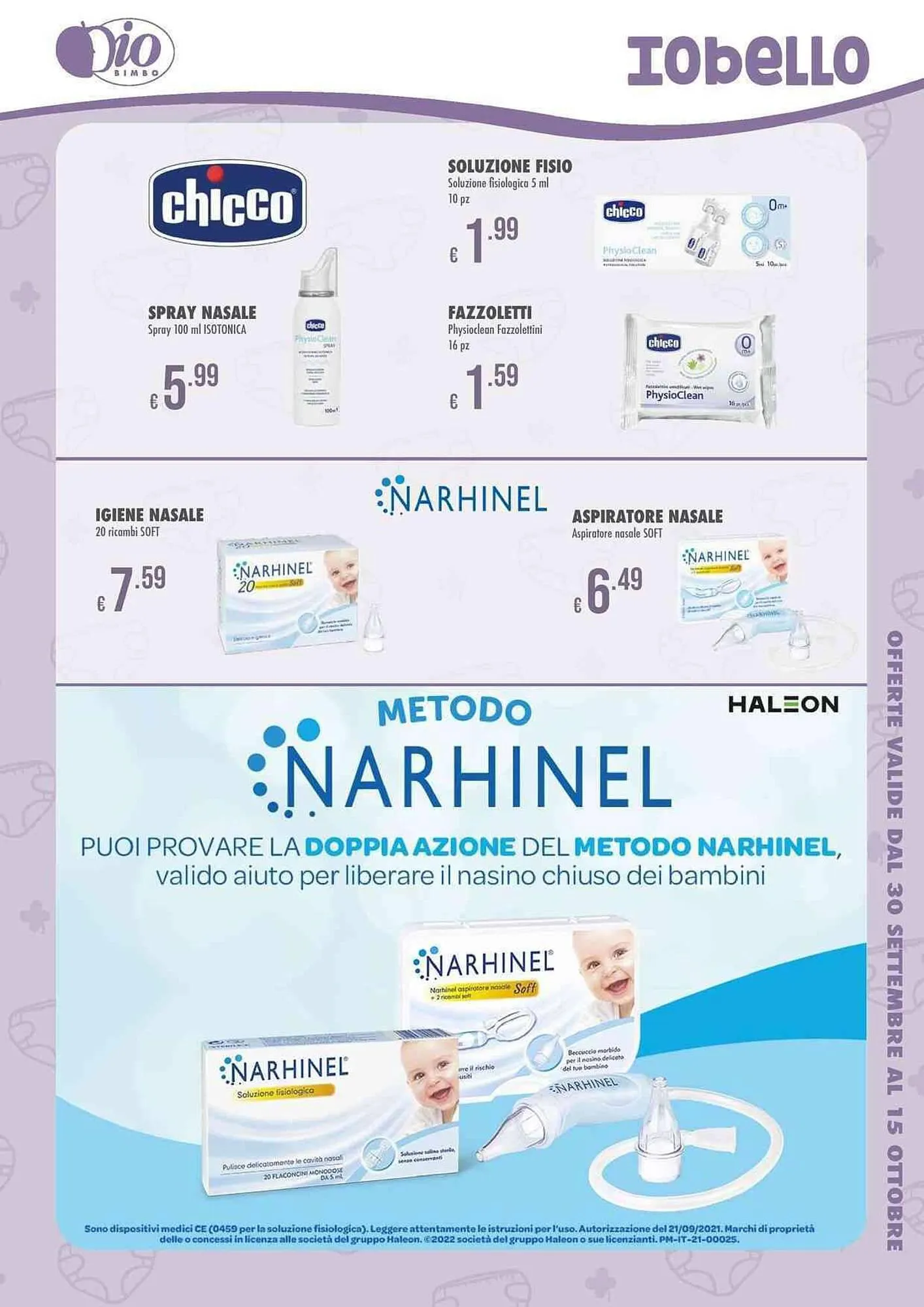 Volantino Io Bimbo da 2 ottobre a 31 dicembre di 2023 - Pagina del volantino 22