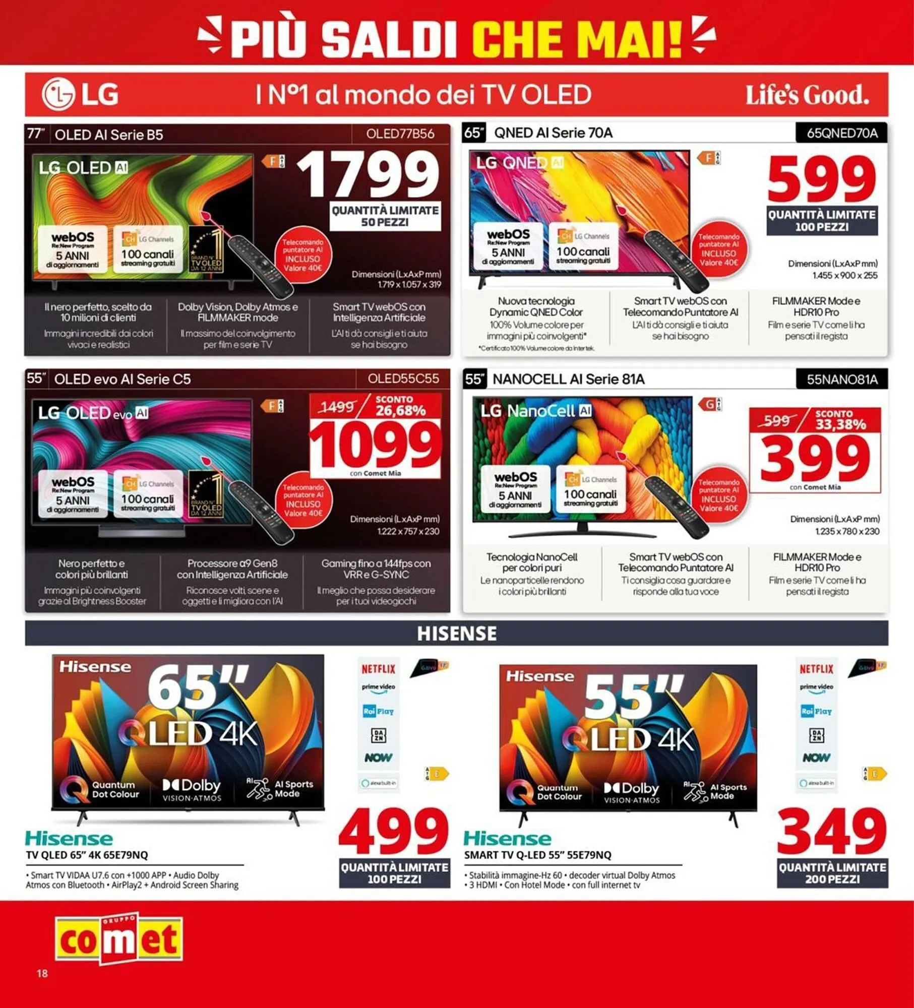 Volantino Comet da 2 gennaio a 21 gennaio di 2026 - Pagina del volantino 18