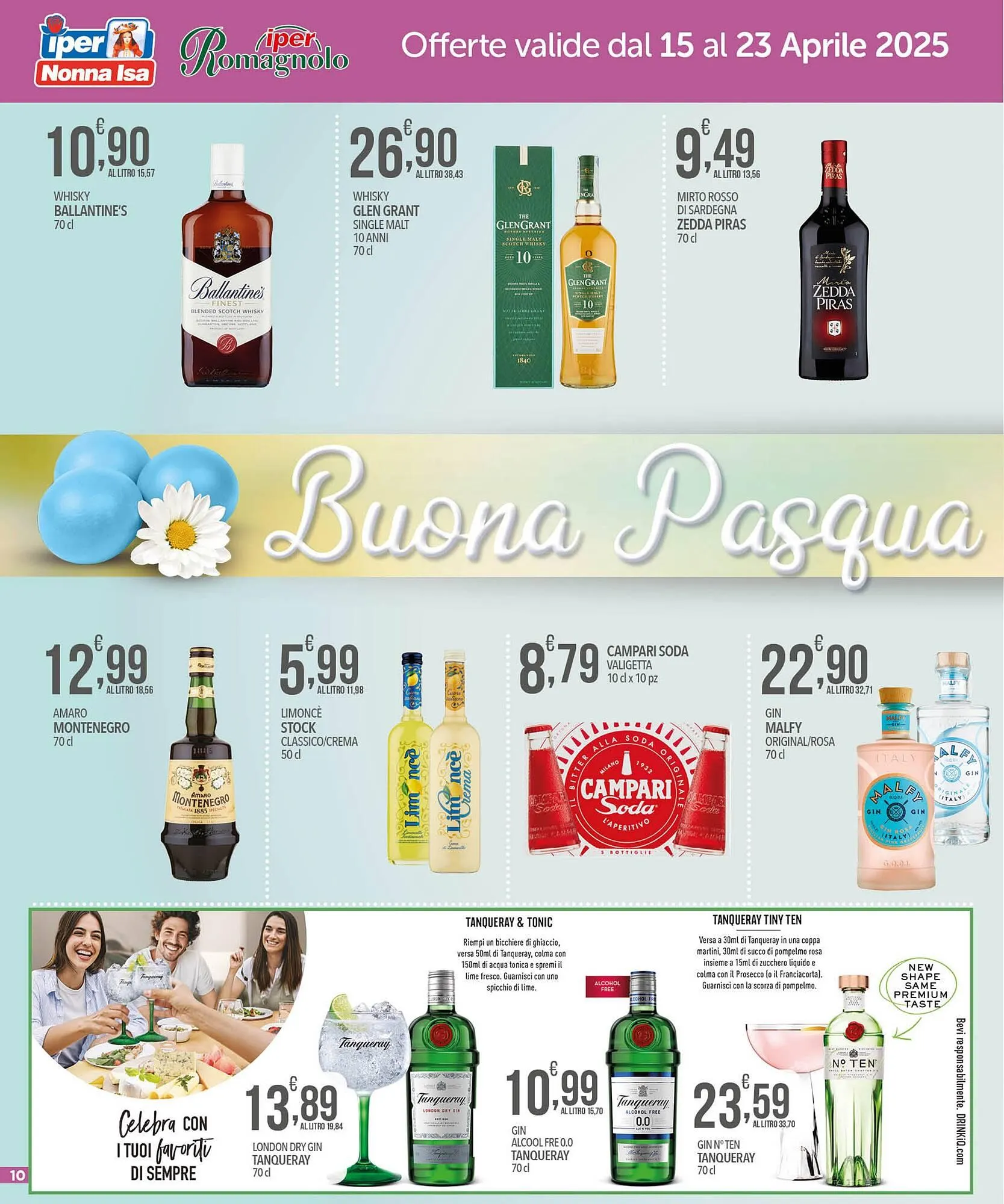 Volantino Iper Romagnolo da 15 aprile a 23 aprile di 2025 - Pagina del volantino 10