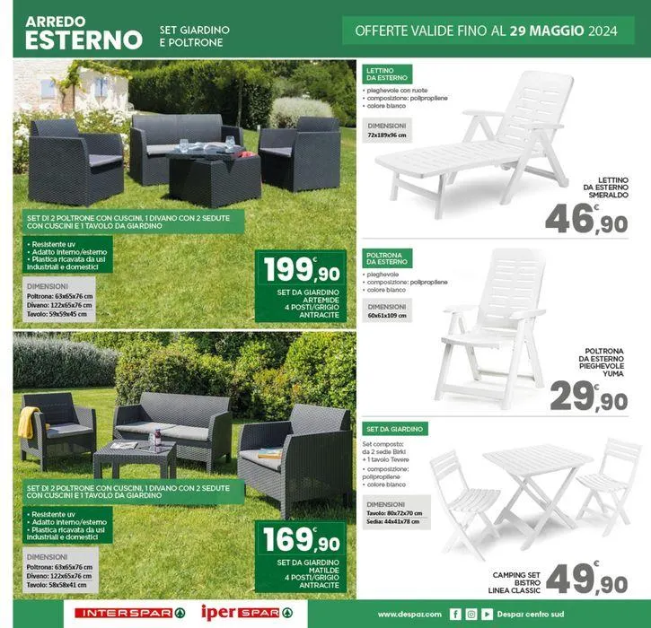 Arredo esterno  da 29 aprile a 29 maggio di 2024 - Pagina del volantino 2