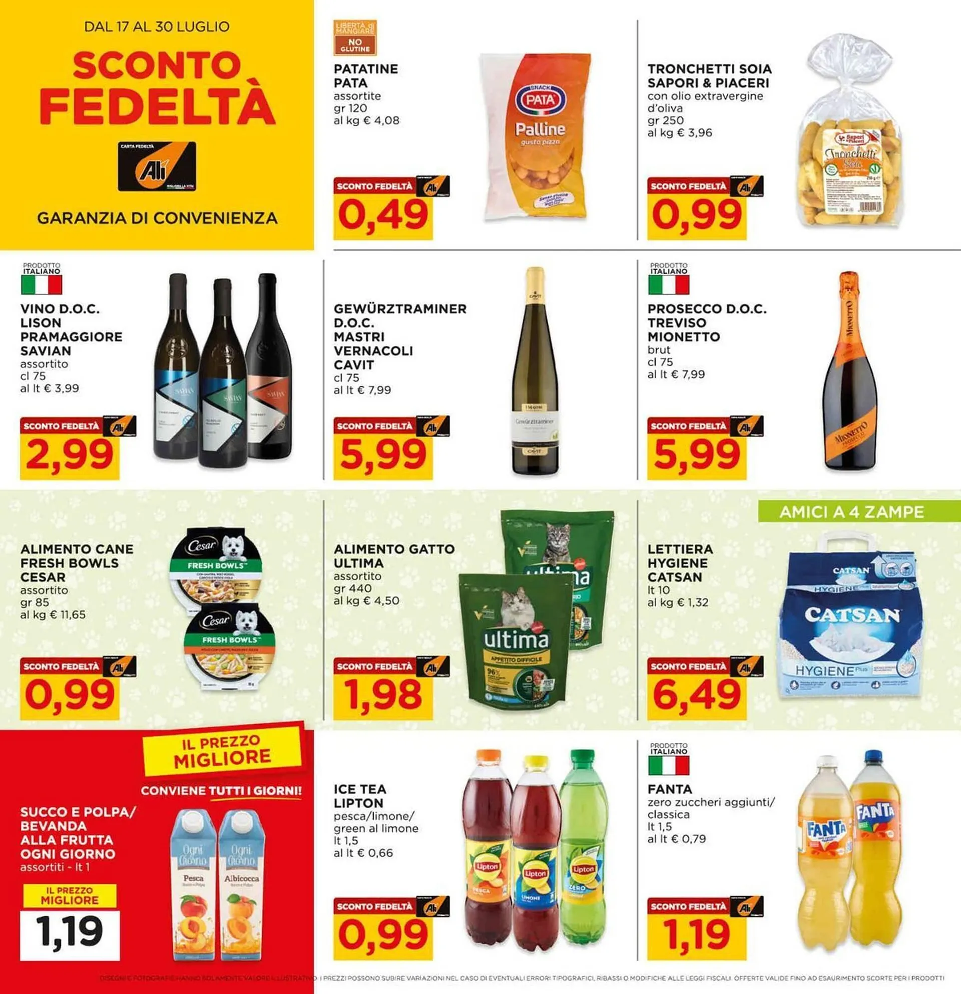 Volantino Alì Supermercati da 17 luglio a 30 luglio di 2025 - Pagina del volantino 14