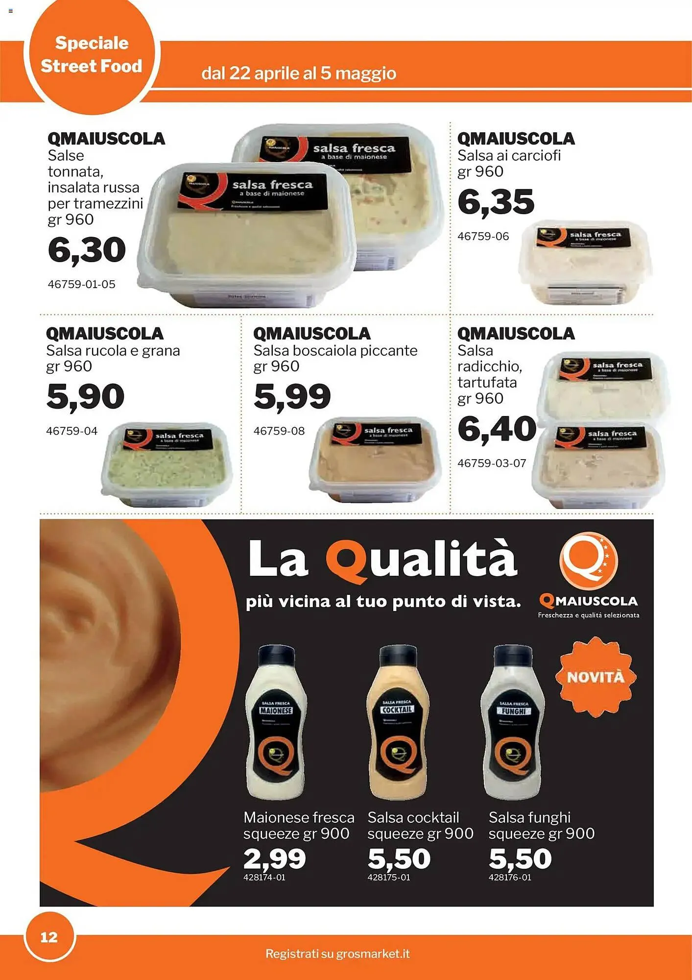 Volantino GrosMarket da 22 aprile a 5 maggio di 2026 - Pagina del volantino 12