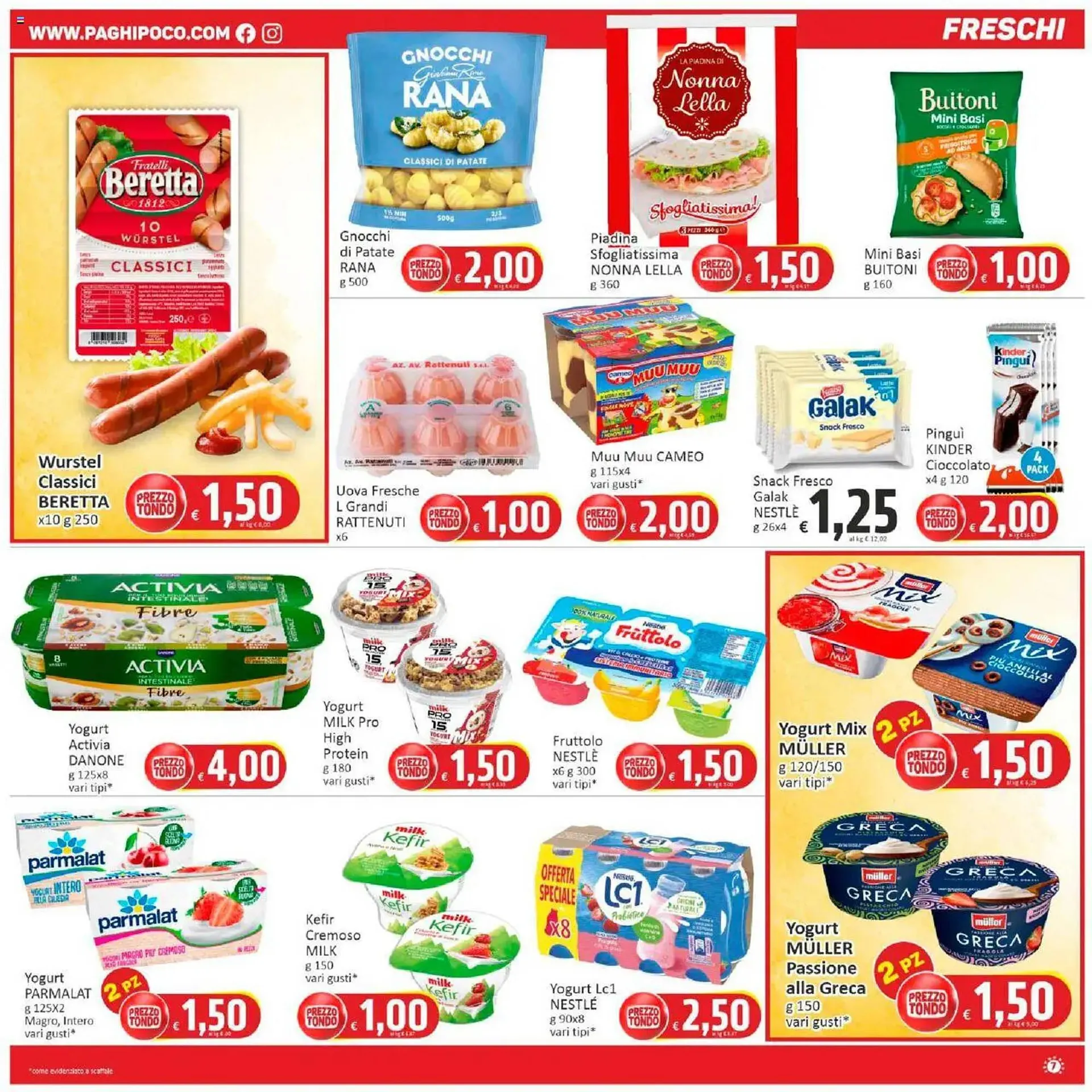 Volantino Paghi Poco da 29 settembre a 9 ottobre di 2025 - Pagina del volantino 7