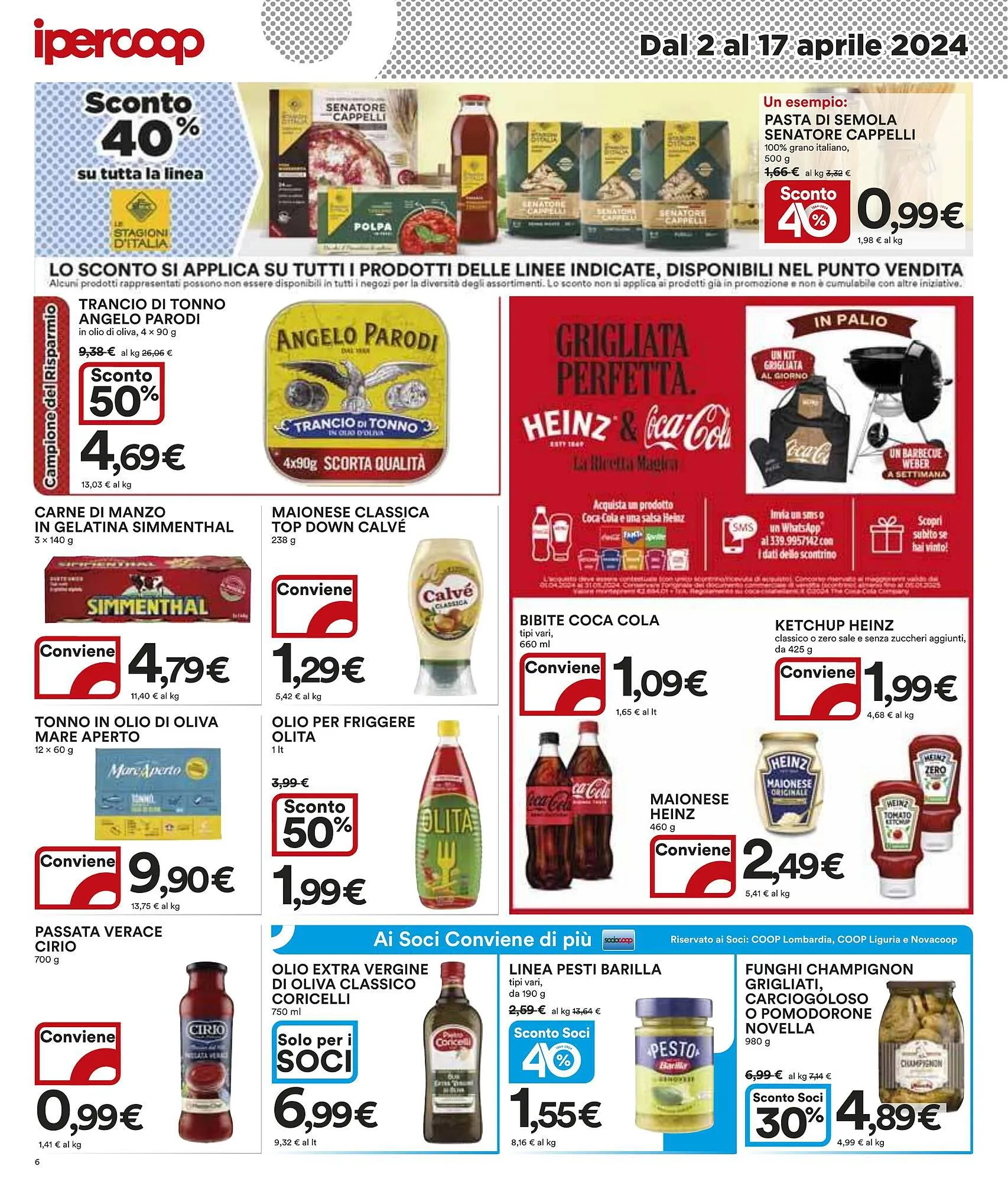 Volantino Ipercoop da 2 aprile a 17 aprile di 2024 - Pagina del volantino 6
