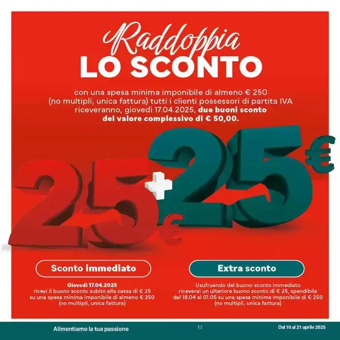 Buona Pasqua! da 10 aprile a 21 aprile di 2025 - Pagina del volantino 13