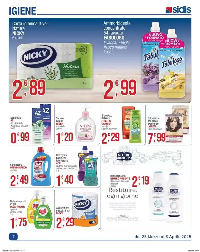 Il piacere di fare la spesa da 25 marzo a 6 aprile di 2025 - Pagina del volantino 7