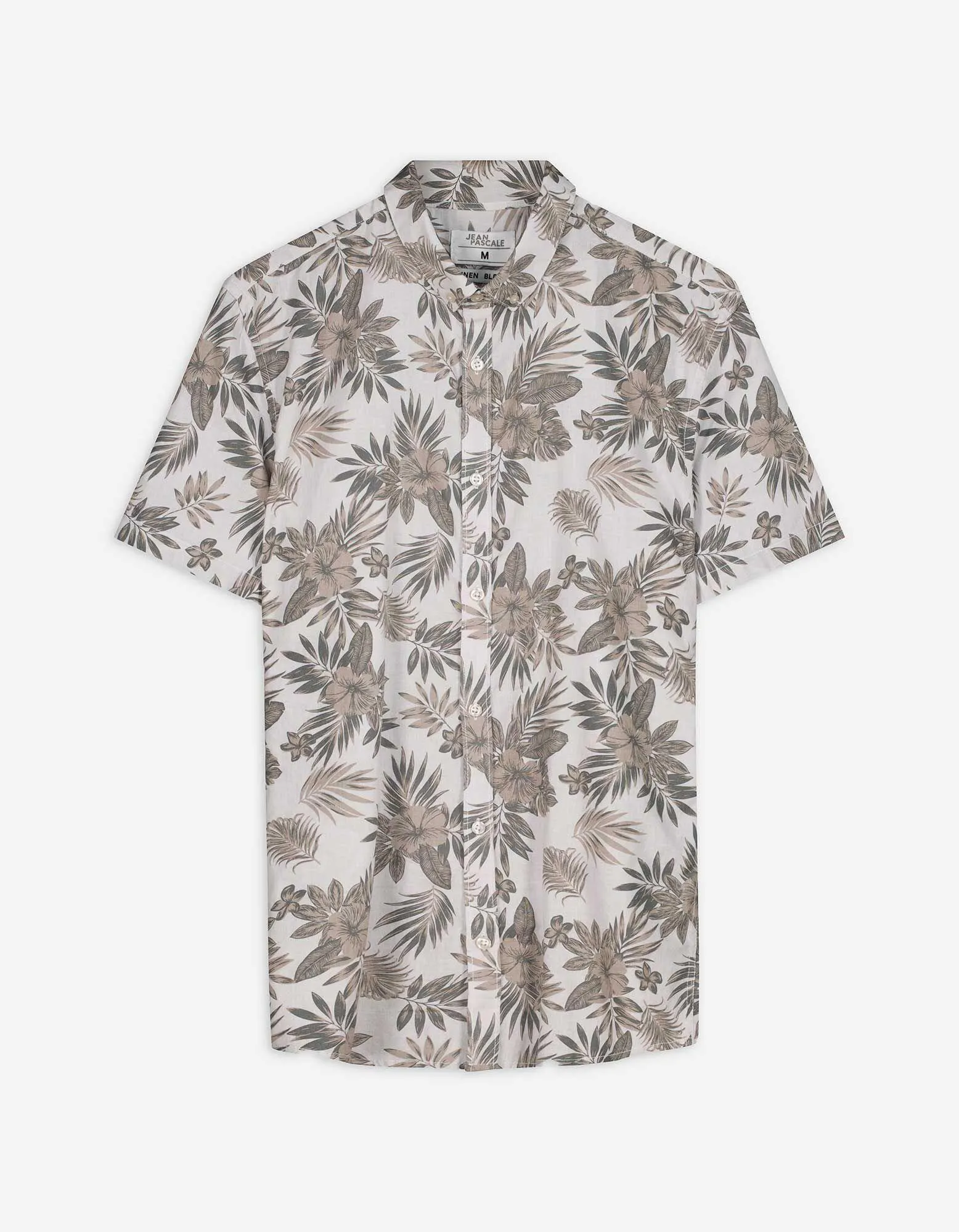 Camicia - Stampa allover - beige