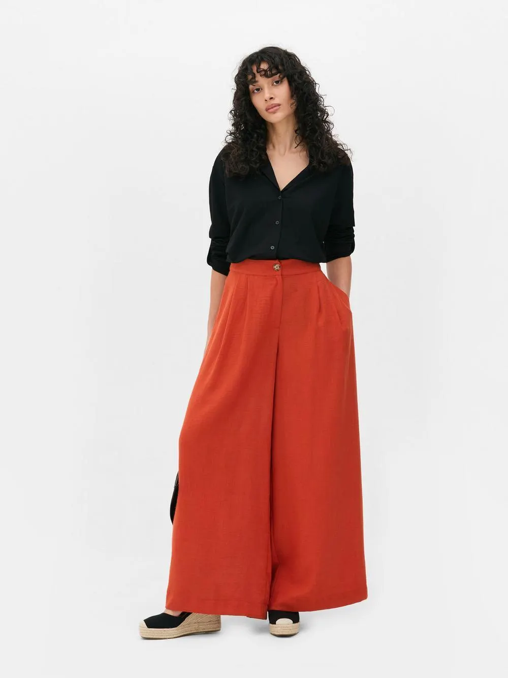 Camicia con bottoni in jersey