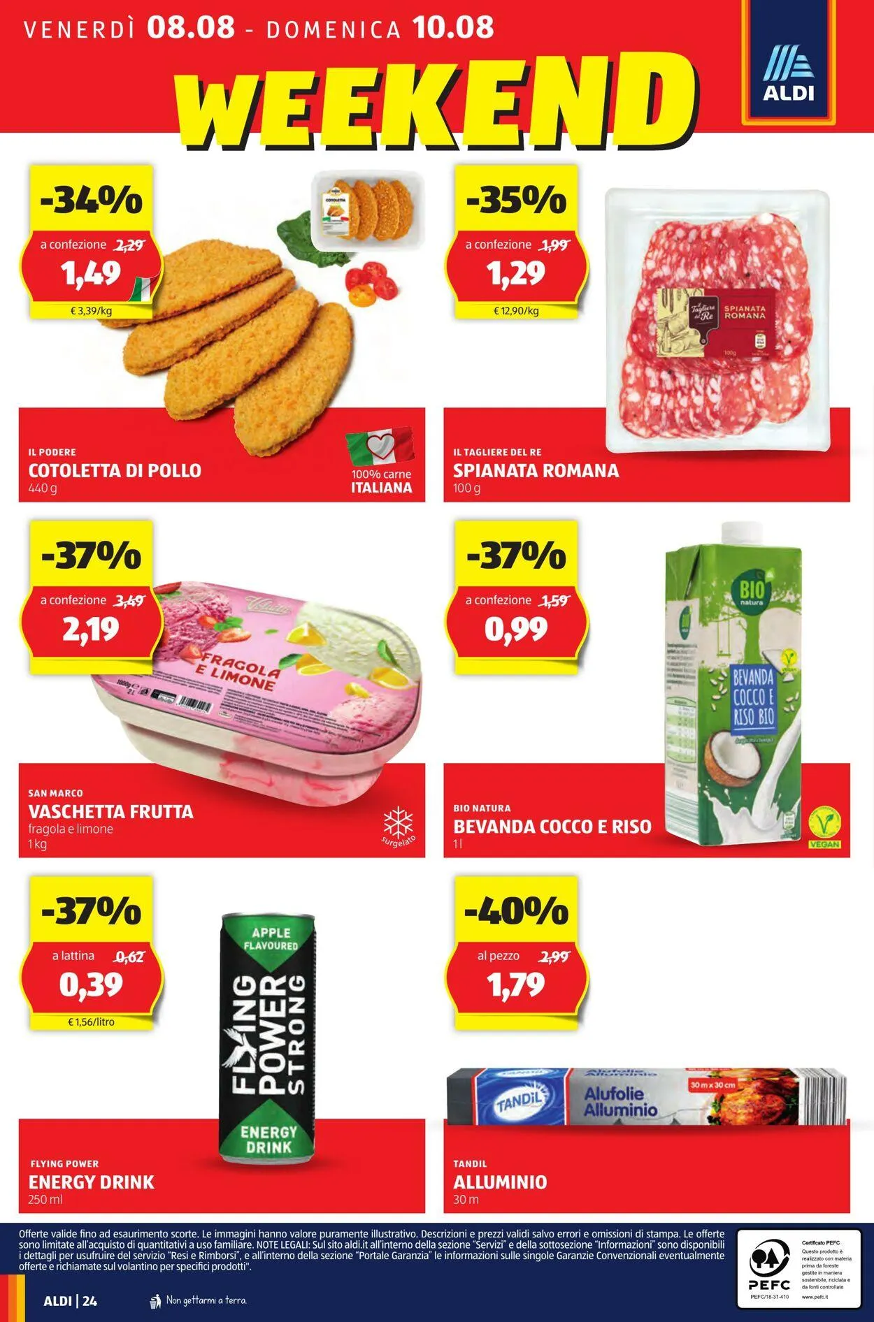 Aldi Volantino attuale da 4 agosto a 10 agosto di 2025 - Pagina del volantino 24