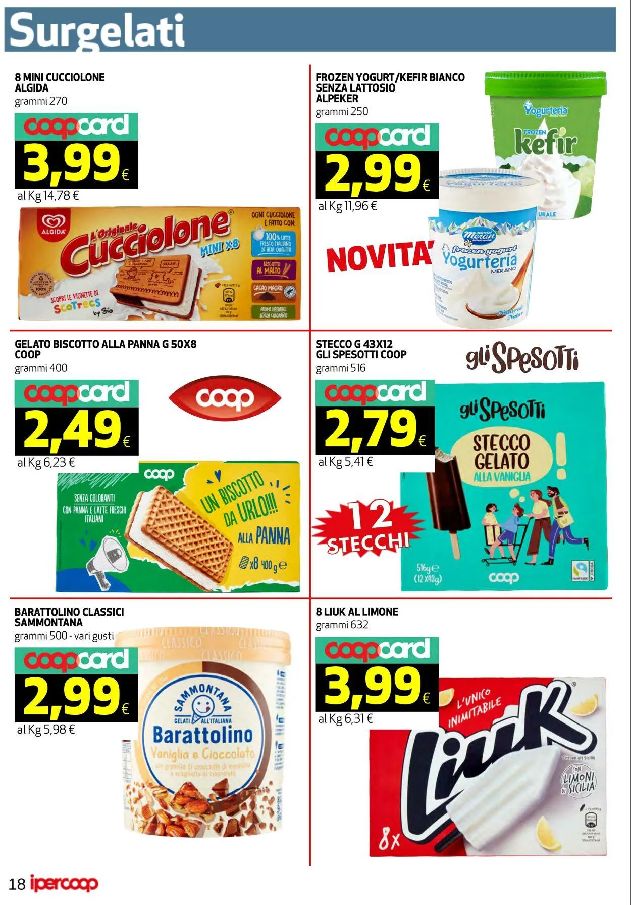 Coop Volantino attuale da 4 giugno a 12 giugno di 2025 - Pagina del volantino 18