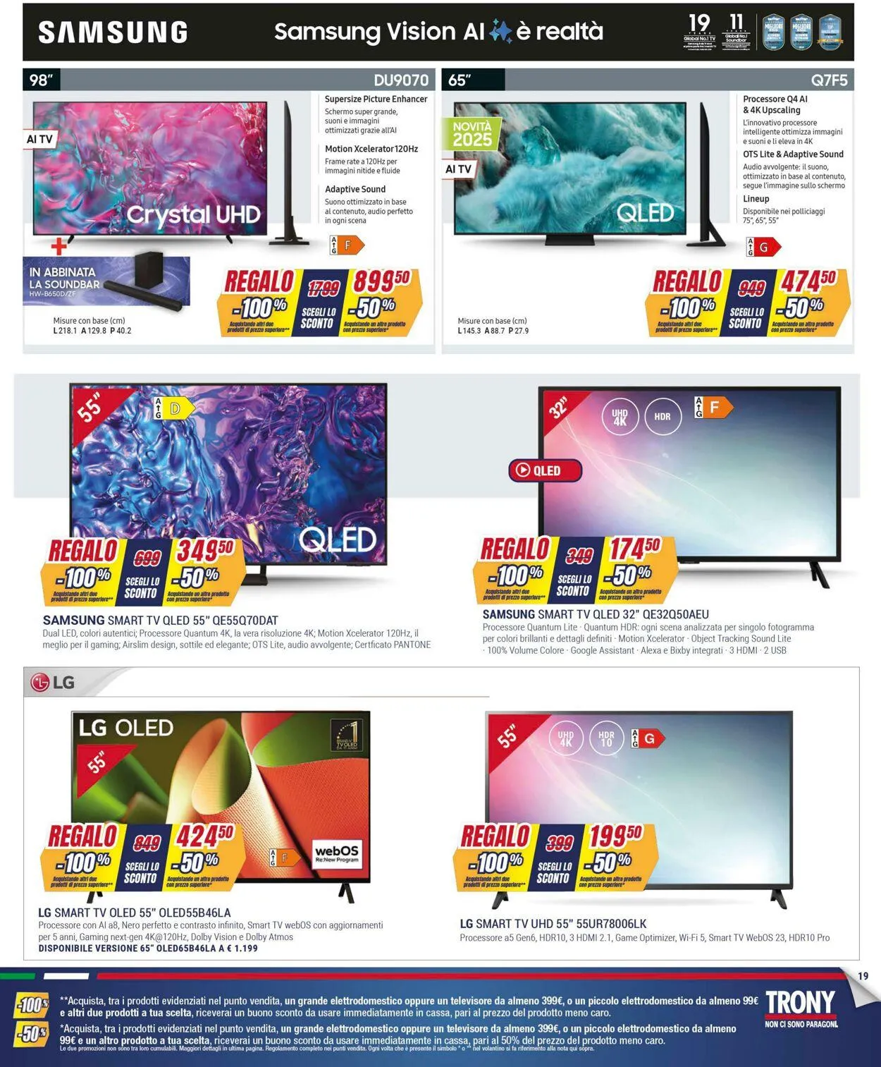Trony - Palermo Volantino attuale da 3 luglio a 30 luglio di 2025 - Pagina del volantino 19