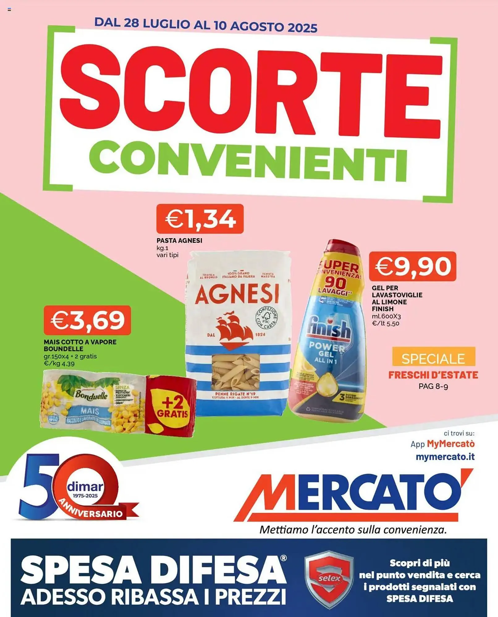 Volantino Mercatò da 28 luglio a 10 agosto di 2025 - Pagina del volantino 1