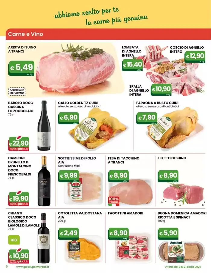 Buona Pasqua da 9 aprile a 21 aprile di 2025 - Pagina del volantino 6