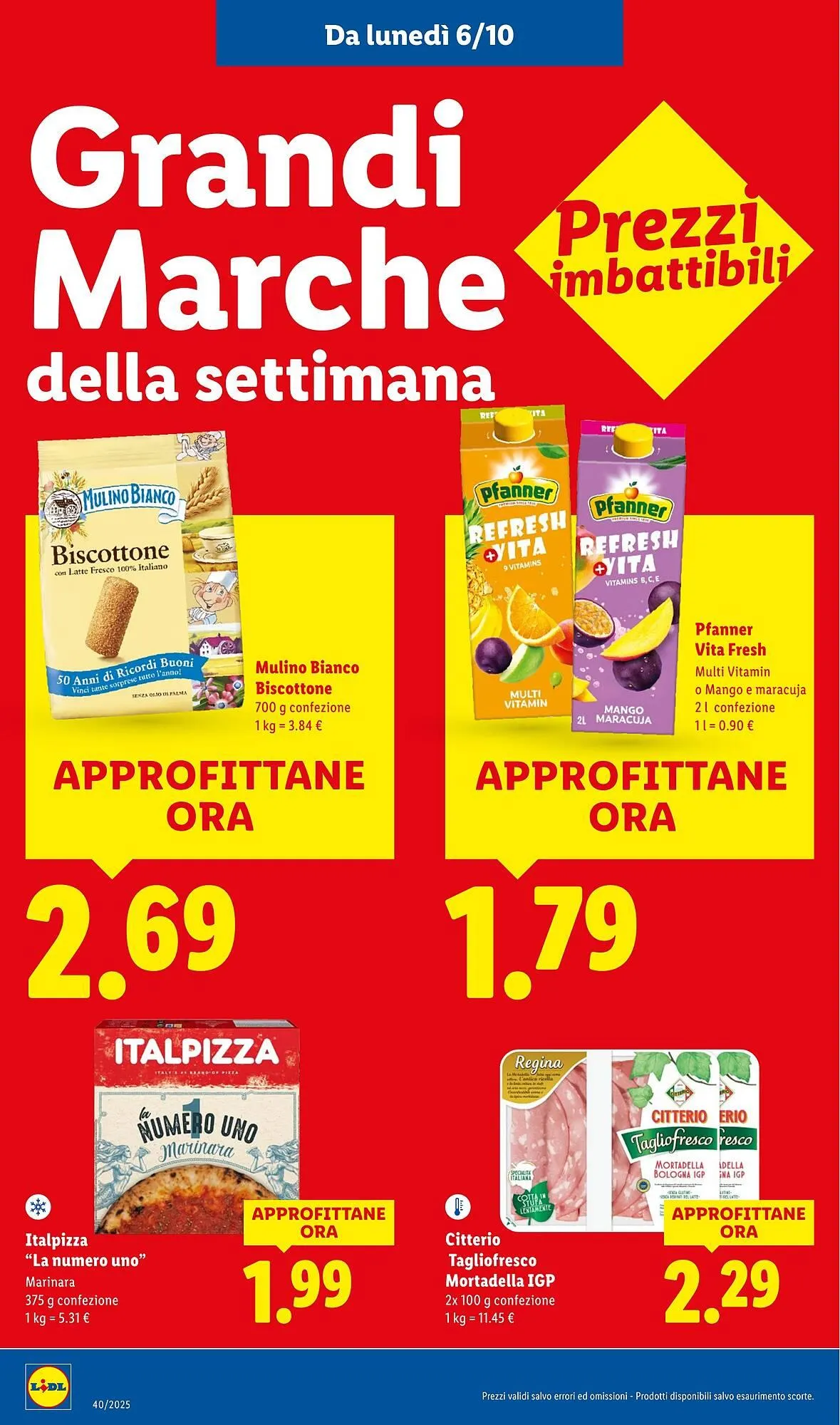 Volantino Lidl da 6 ottobre a 12 ottobre di 2025 - Pagina del volantino 14