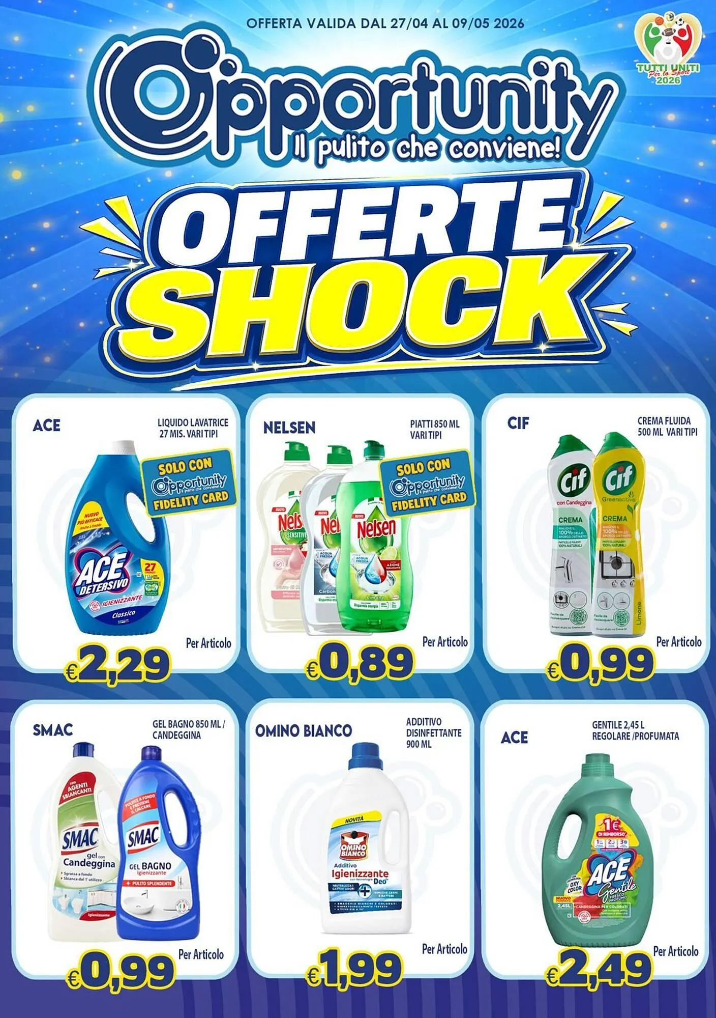 Volantino Opportunity Shop da 27 aprile a 9 maggio di 2026 - Pagina del volantino 1