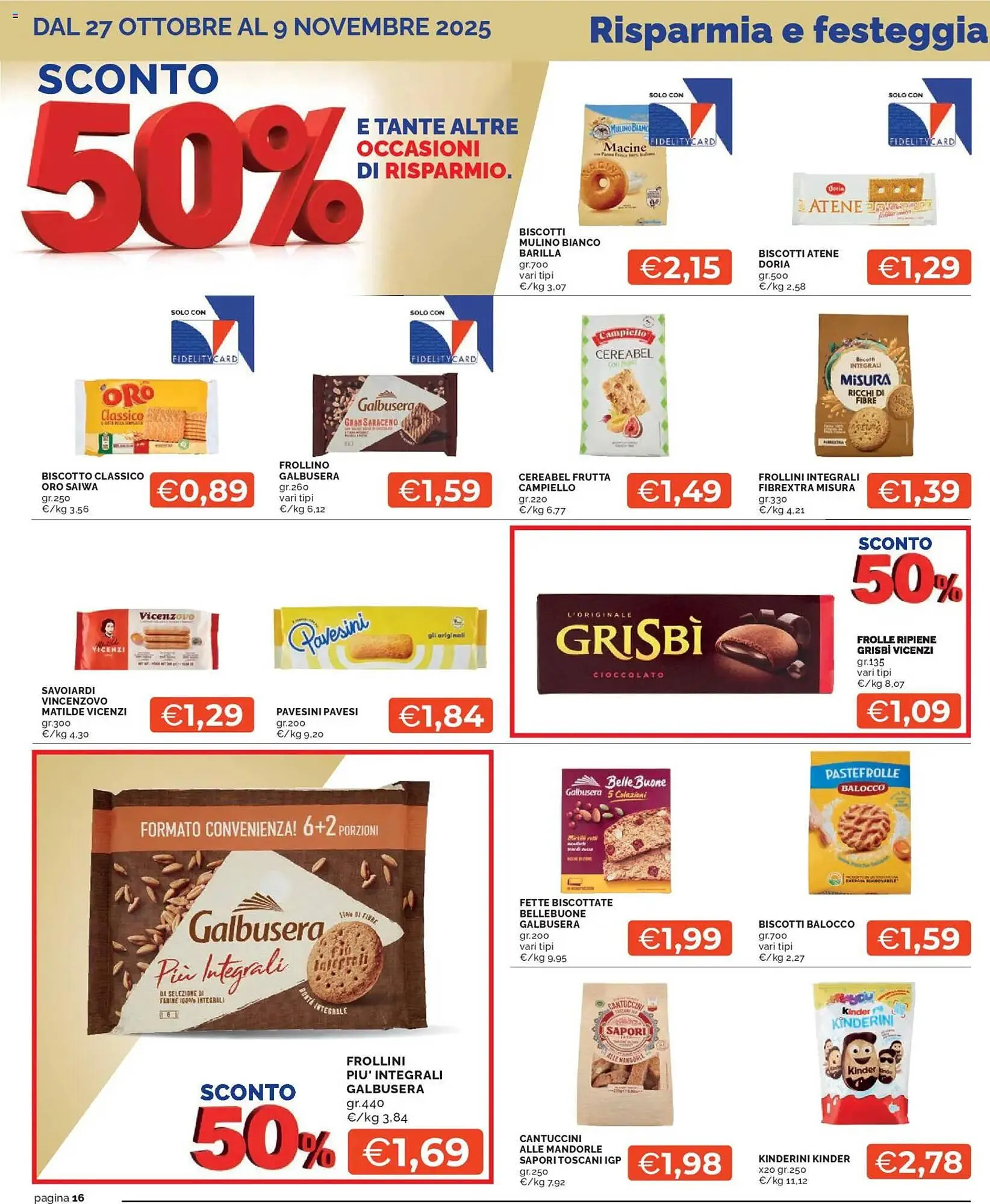 Volantino Mercatò da 27 ottobre a 9 novembre di 2025 - Pagina del volantino 16