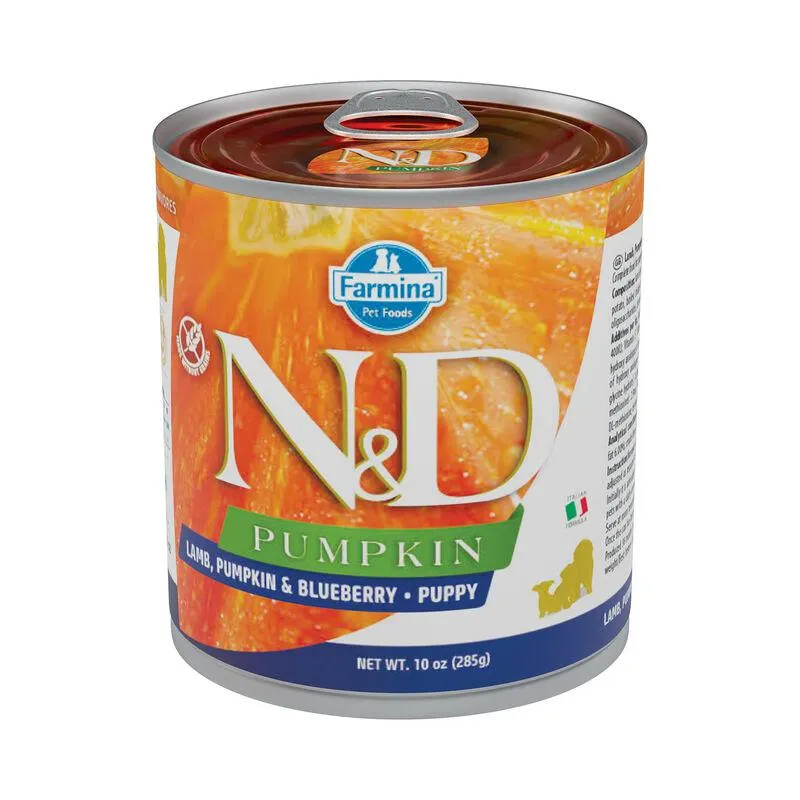 Farmina N&D Pumpkin Dog Puppy Agnello e Mirtillo 285 gr 000126441