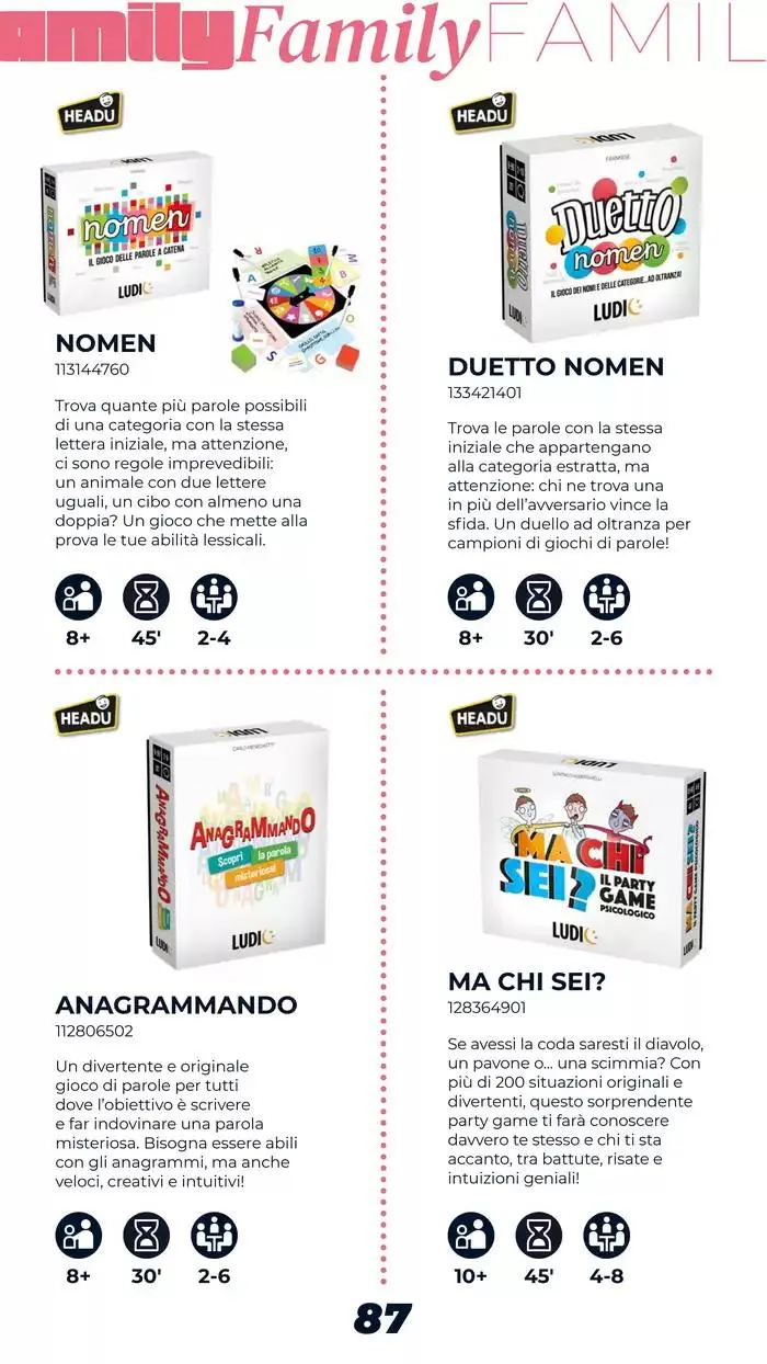Catalogo Giochi di Società da 1 marzo a 15 marzo di 2025 - Pagina del volantino 87