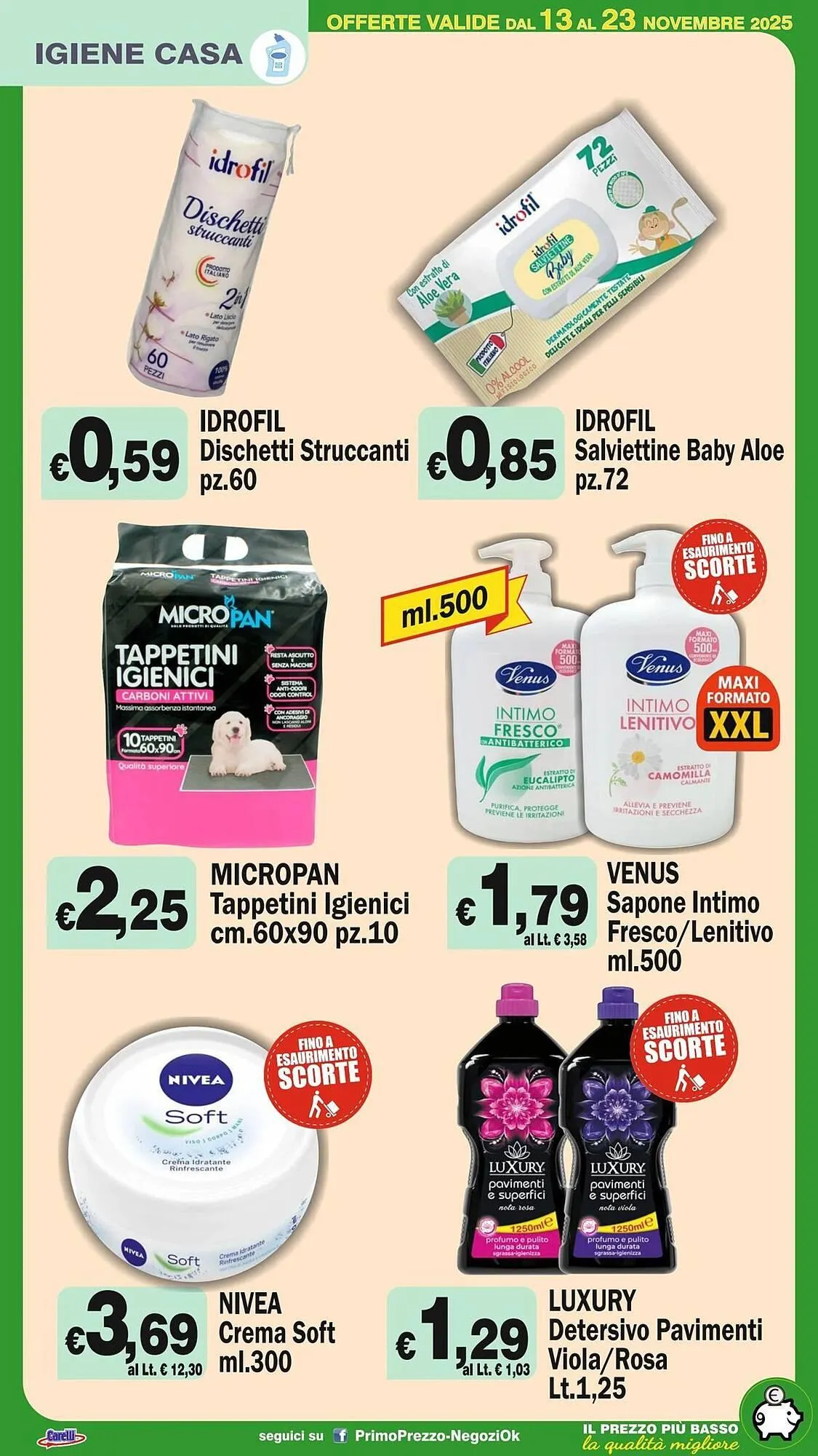 Volantino Primo Prezzo da 13 novembre a 23 novembre di 2025 - Pagina del volantino 29