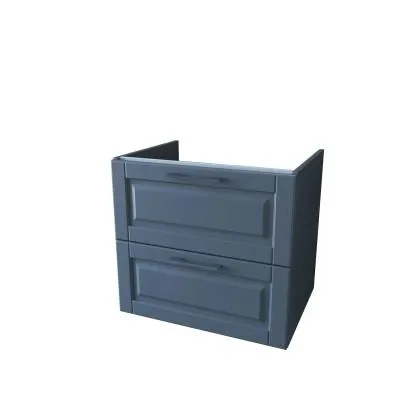 Mobile bagno base lavabo sospeso Cloud 59x54x45 cm grigio polvere