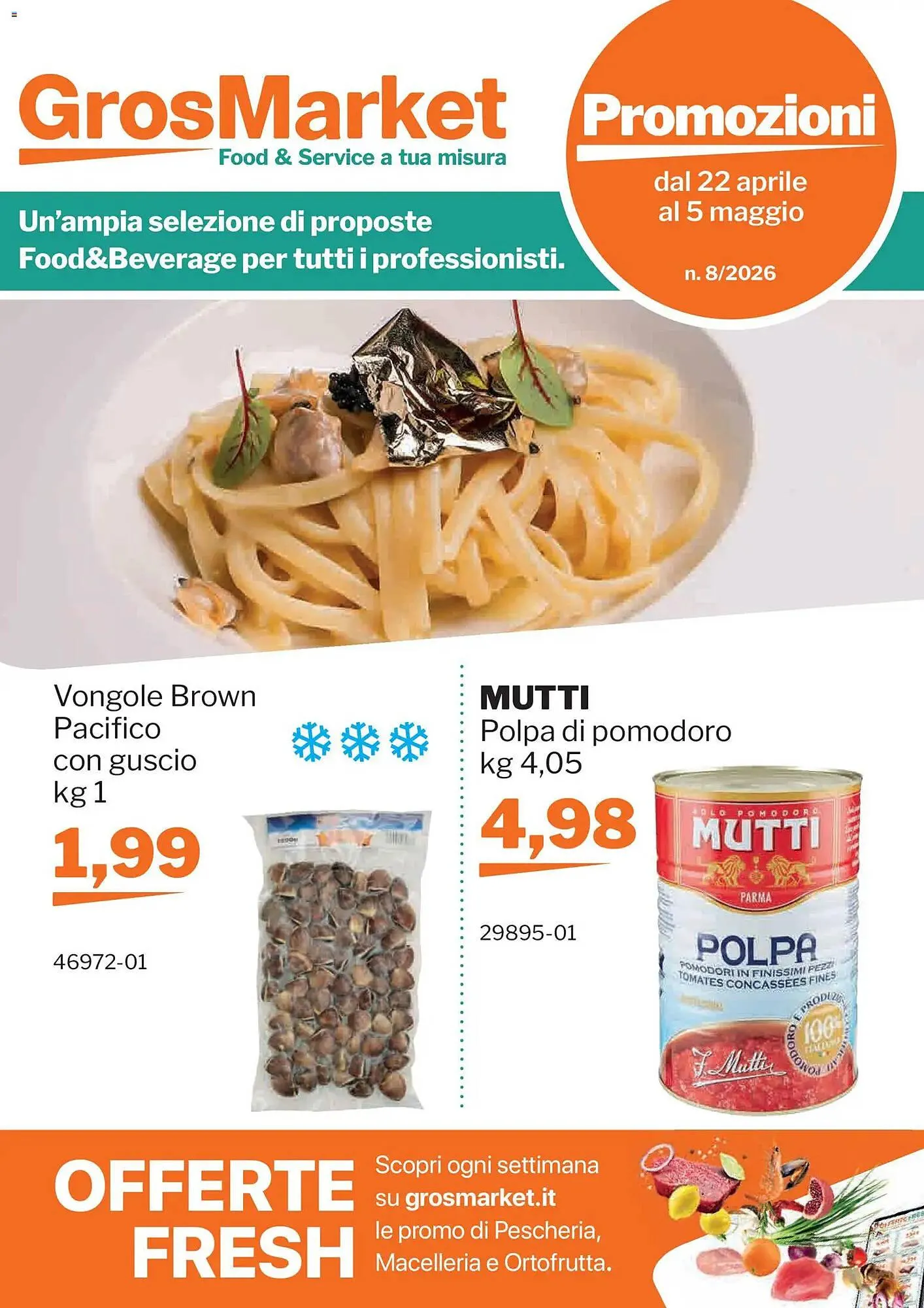 Volantino GrosMarket da 22 aprile a 5 maggio di 2026 - Pagina del volantino 1