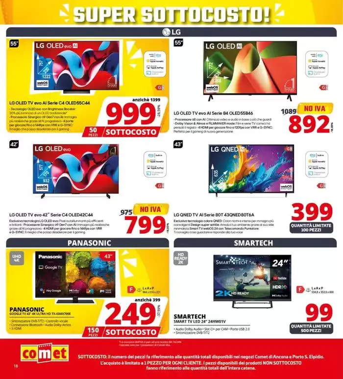 Sottocosto da Comet! da 8 maggio a 21 maggio di 2025 - Pagina del volantino 18