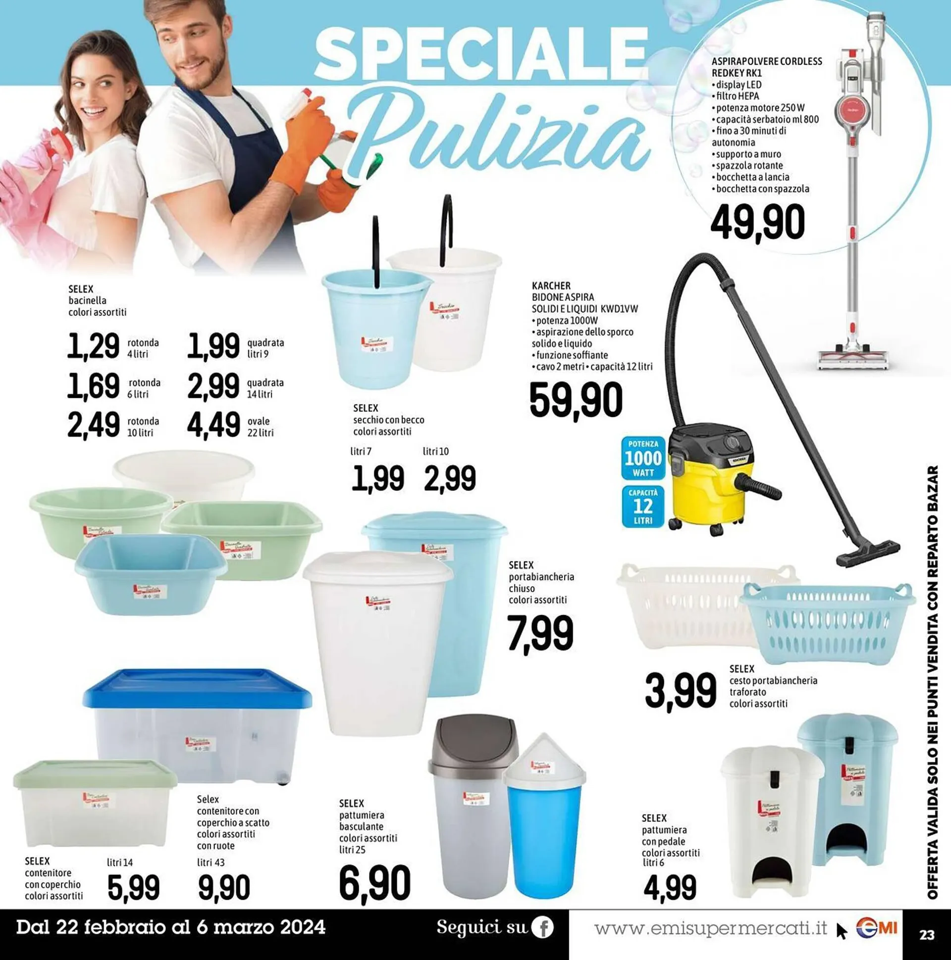 Volantino Emi Supermercati da 22 febbraio a 6 marzo di 2024 - Pagina del volantino 23