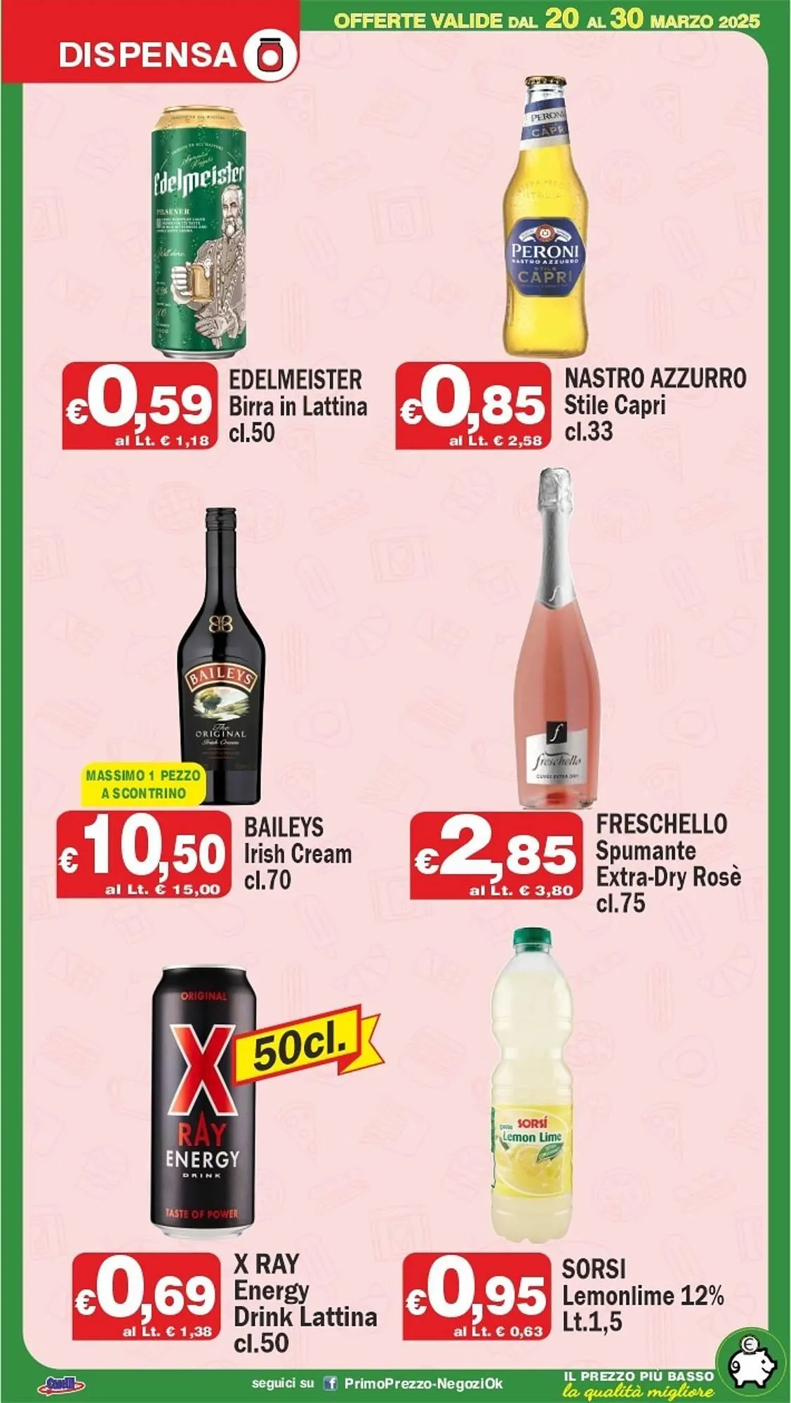 Volantino Primo Prezzo da 20 marzo a 30 marzo di 2025 - Pagina del volantino 5