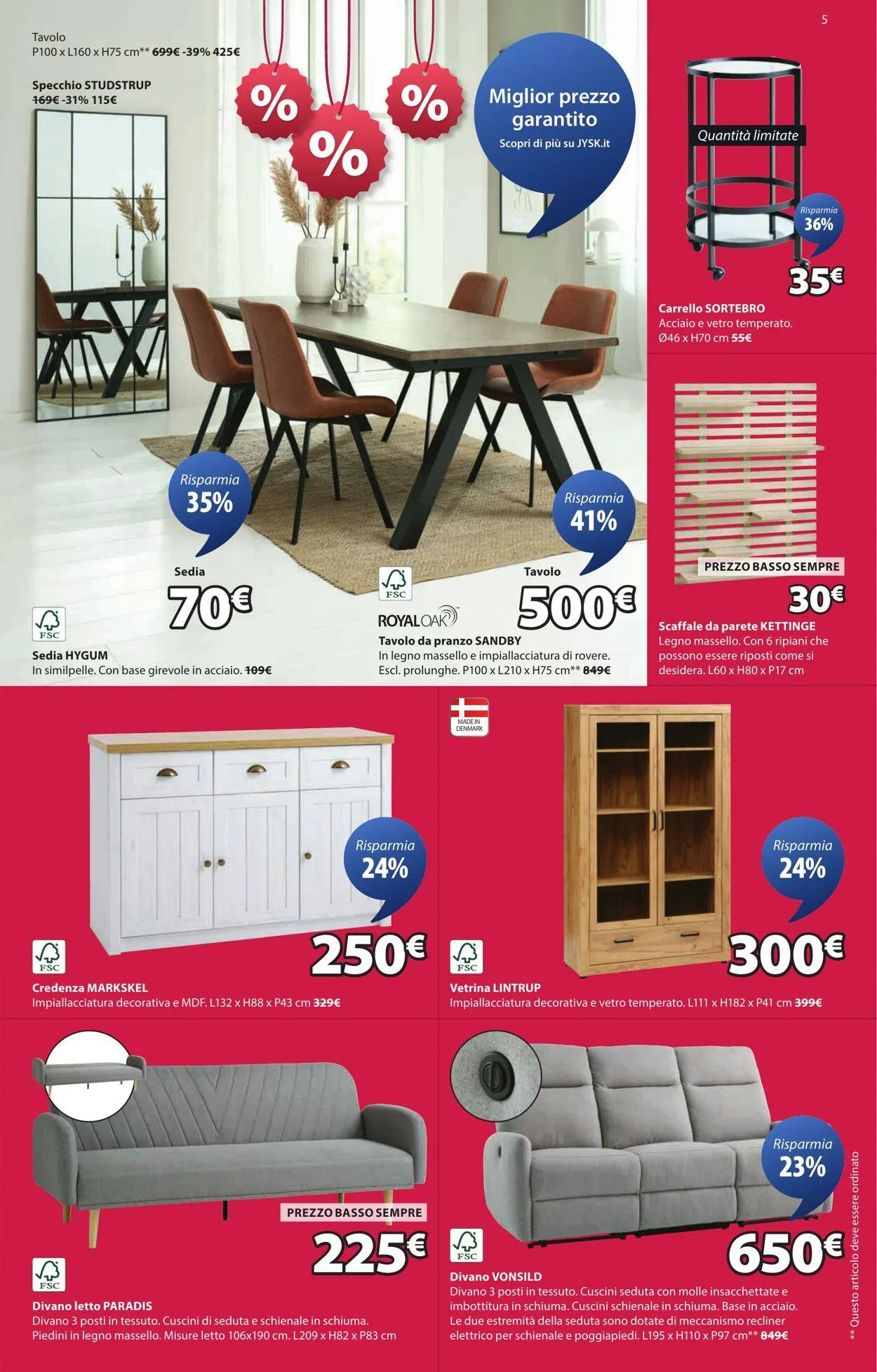 Jysk Volantino attuale da 12 agosto a 26 agosto di 2025 - Pagina del volantino 6