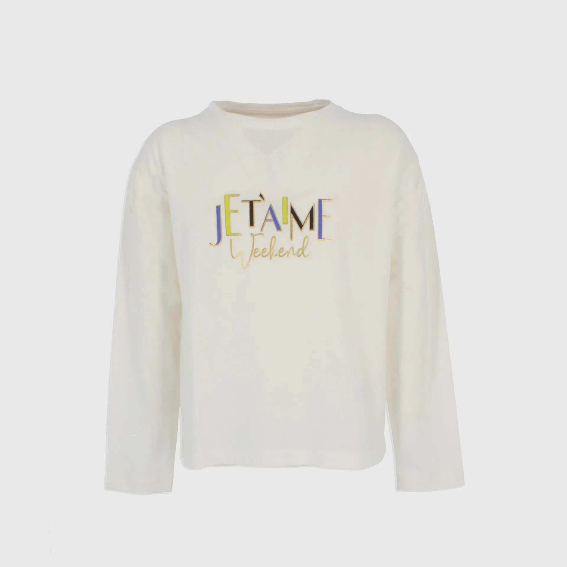 Maglietta in jersey da Bambina, BIANCO