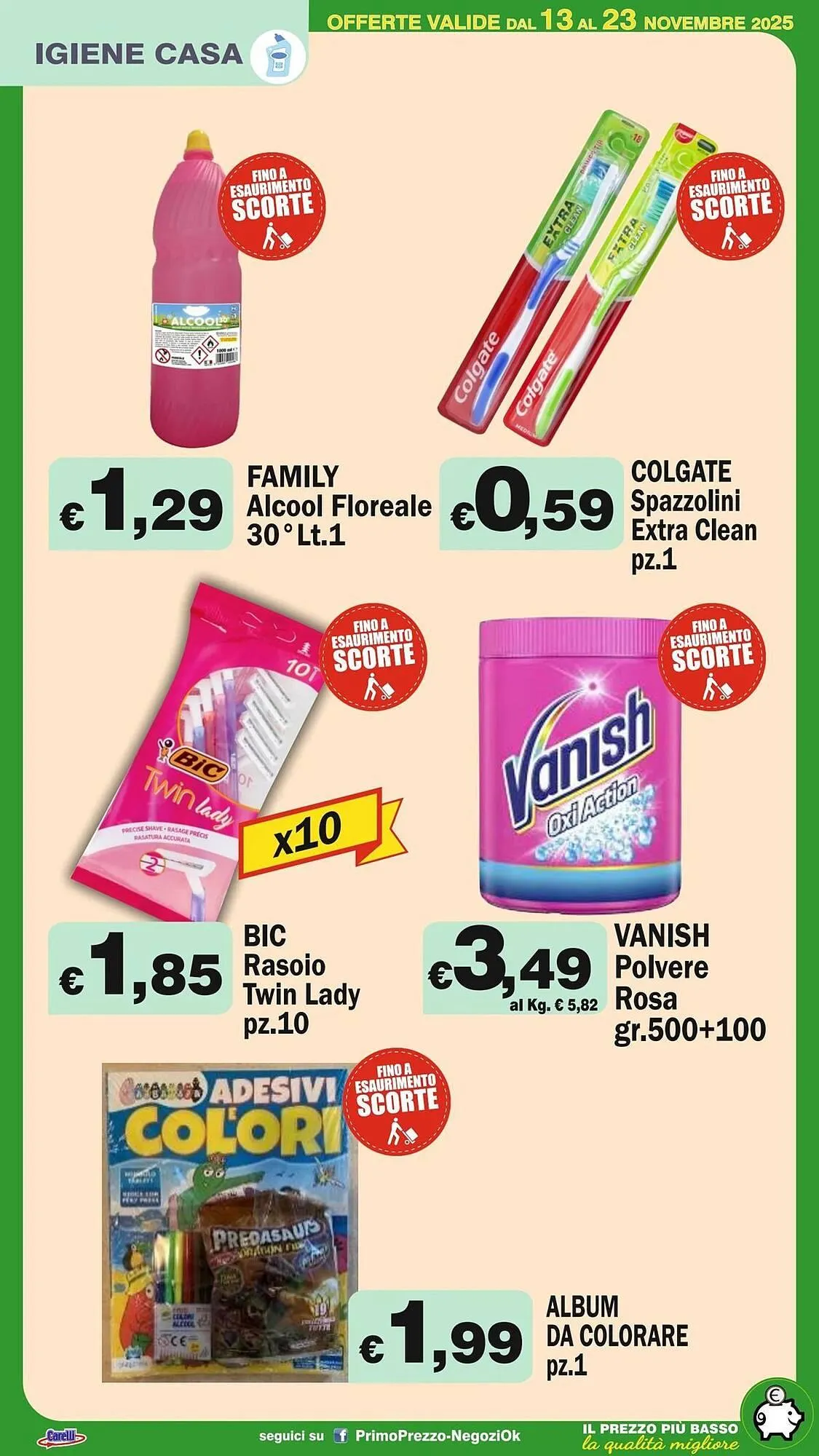 Volantino Primo Prezzo da 13 novembre a 23 novembre di 2025 - Pagina del volantino 30