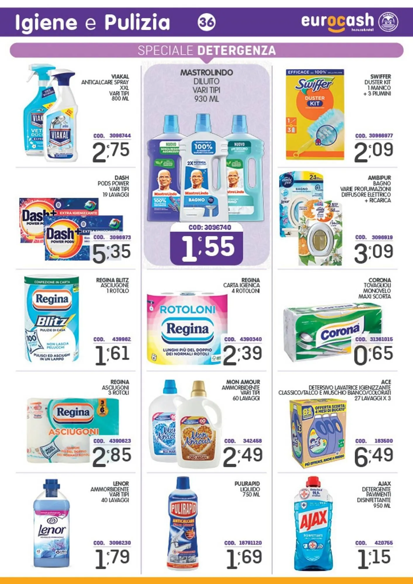 Volantino Eurocash da 29 settembre a 12 ottobre di 2025 - Pagina del volantino 36